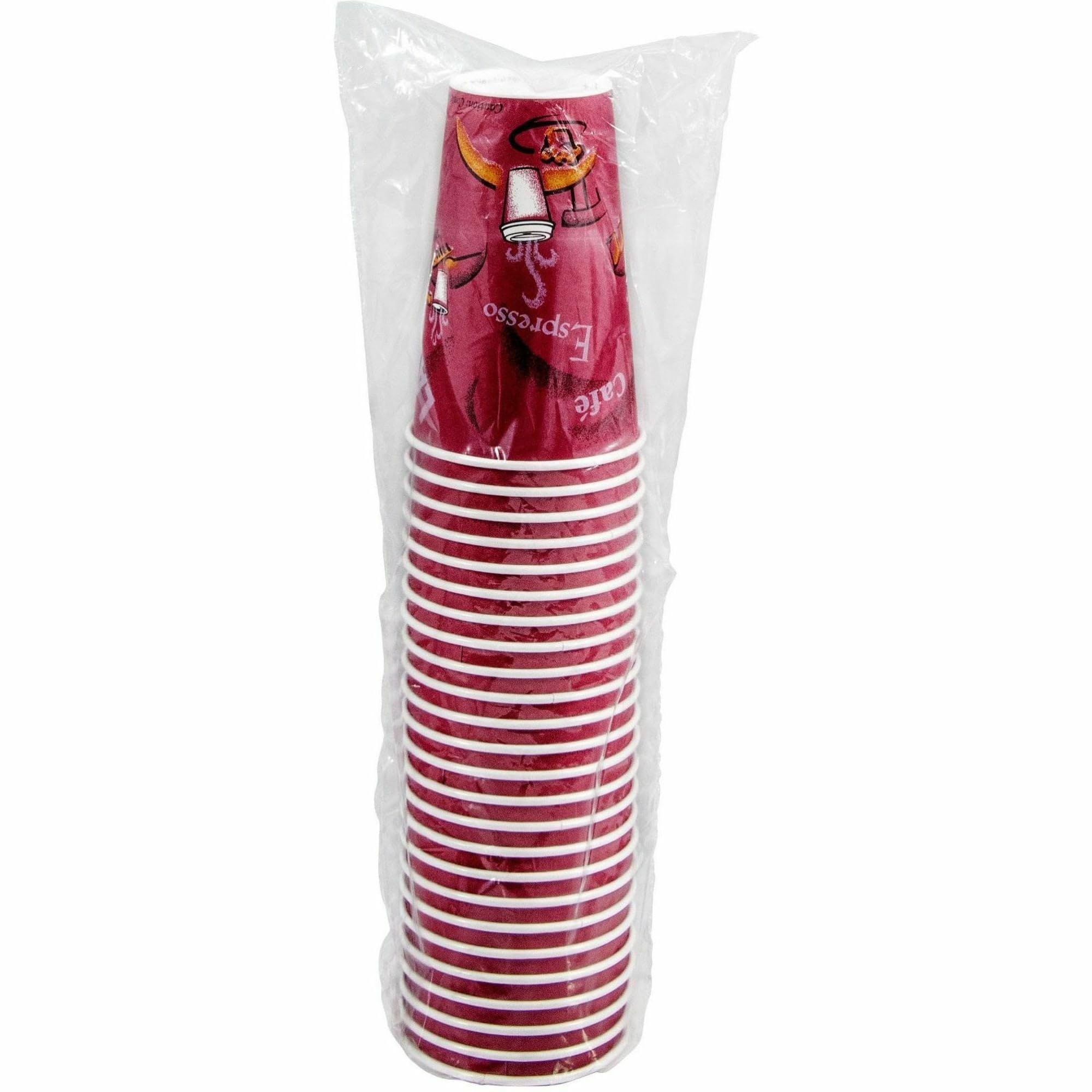 Solo® 16 Oz Maroon Paper Hot Cups - 300 Count Carton | Disposable Coffee Cups for Office, Cafes, and Events