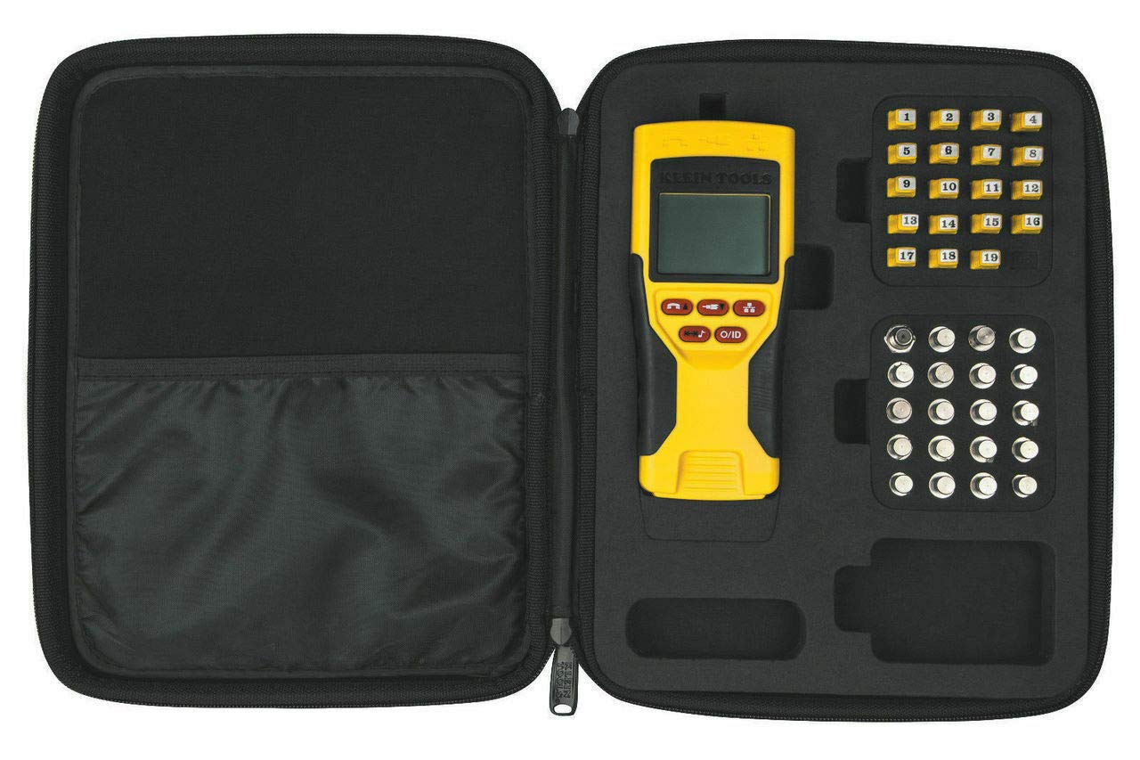 Klein Tools VDV501-814 VDV Scout Cable Tester with Carrying Case - Network Cable Tester for Ethernet, Coaxial, and Telephone Lines - Perfect for IT Professionals and Network Installations