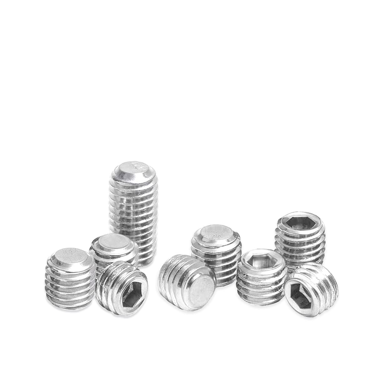 MFLAMO M3x4 Set Screws - 15Pcs Metric Machine Screws for Furniture, Electronics & DIY Projects - Stainless Steel Fasteners for Secure Assembly & Repairs