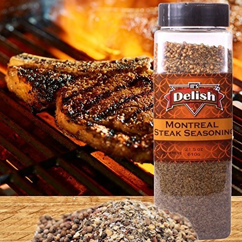Premium Montreal Steak Seasoning - Authentic Canadian Spice Blend for Grilling, BBQ & Roasting - Perfect for Steaks, Burgers & Meat Lovers