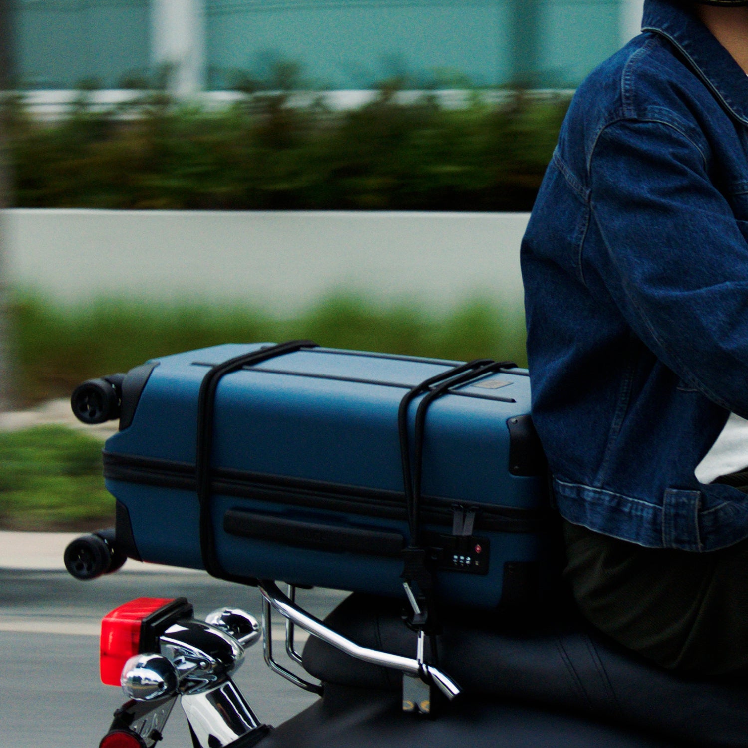 The Ridge Carry On Luggage - Alpine Navy Blue Travel Suitcase for Business Trips & Weekend Getaways