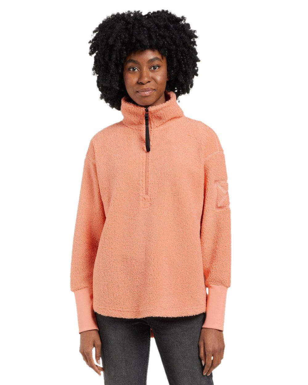 Didriksons Women's Monia Half Zip Sweater - Fleece Pullover for Outdoor Activities & Casual Wear