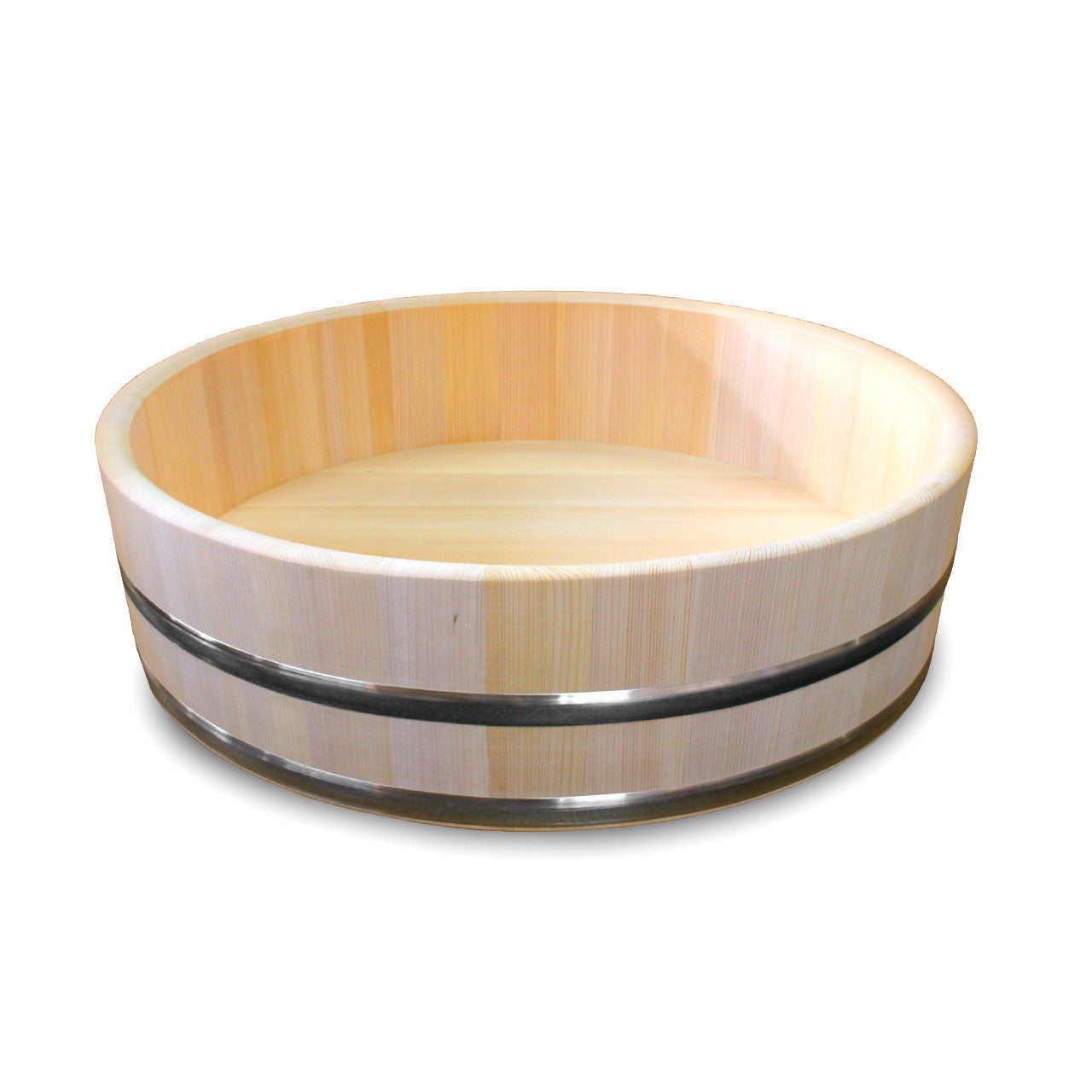 Premium Cypress Sushi Oke Hangiri Mixing Bowl - 23.5