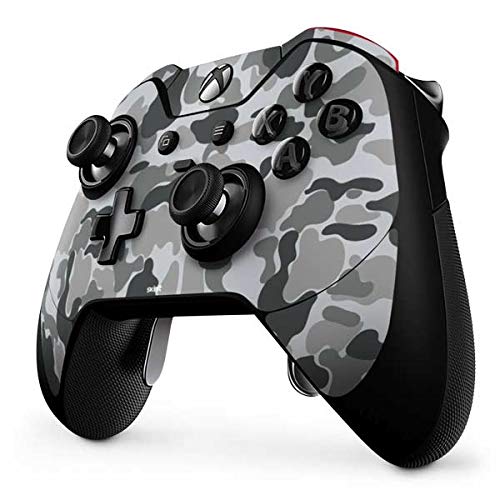 Skinit Decal Gaming Skin for Xbox One Elite Controller - Grey Street Camo Design | Protective Cover for Enhanced Grip & Style | Perfect for Gamers & Collectors