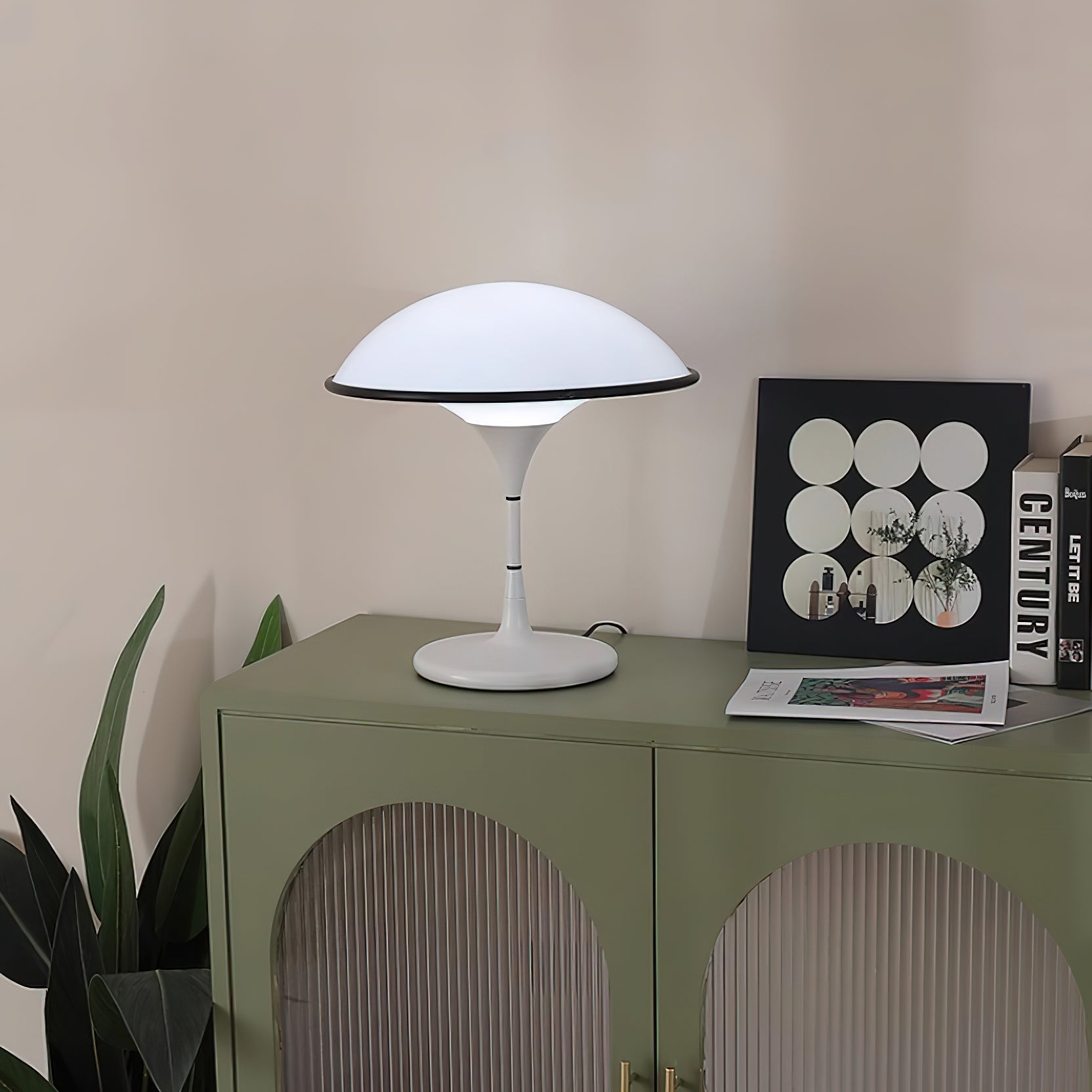 Modern Fontana Table Lamp - Adjustable LED Desk Light with USB Port for Home Office, Bedroom, and Living Room - Perfect for Reading, Working, and Relaxing