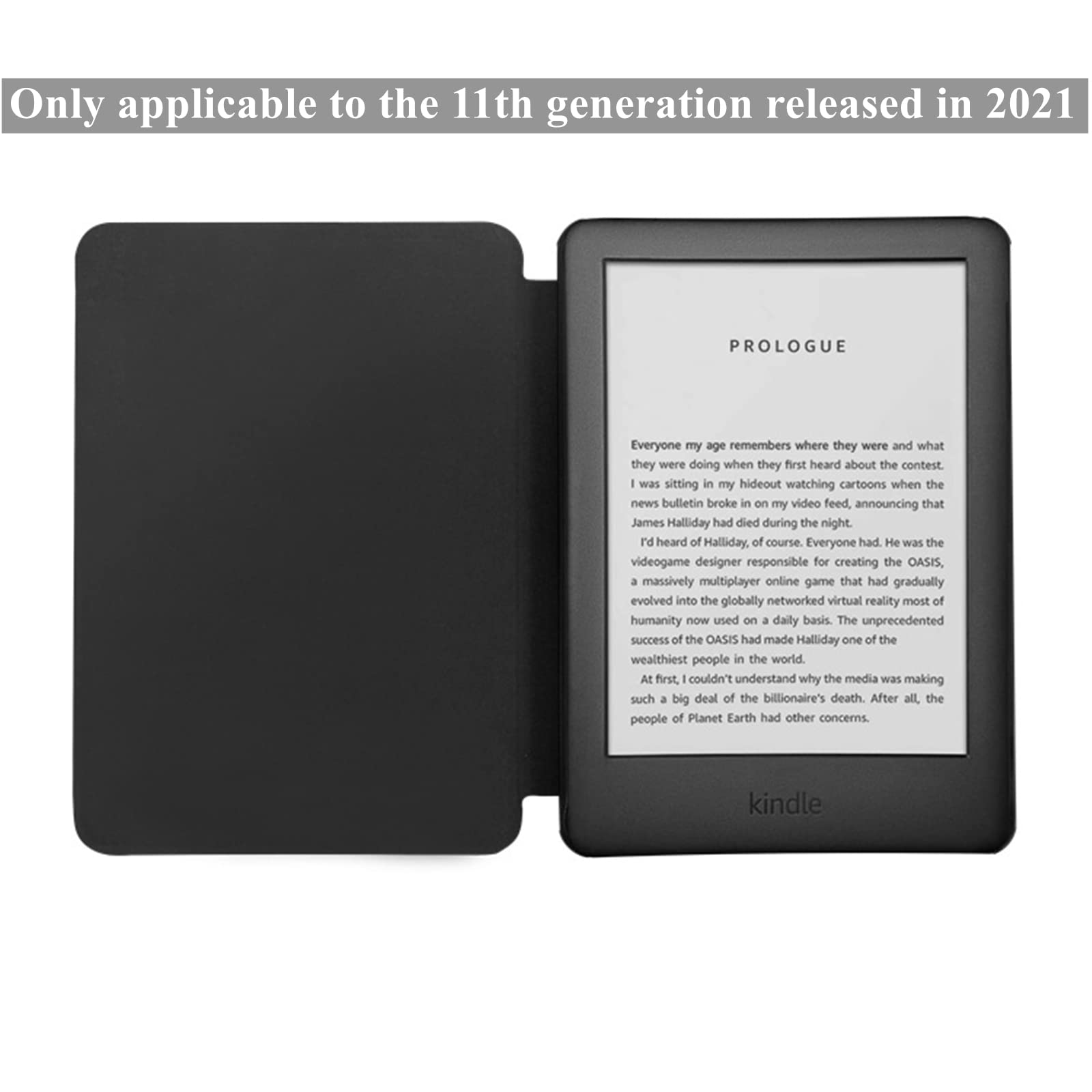 YYS Slimshell 6.8 Inch Kindle Paperwhite Case - Auto Wake/Sleep Magnetic Cover for 11th Gen 2021 Model | Lightweight Protective Shell for Reading, Travel & Daily Use