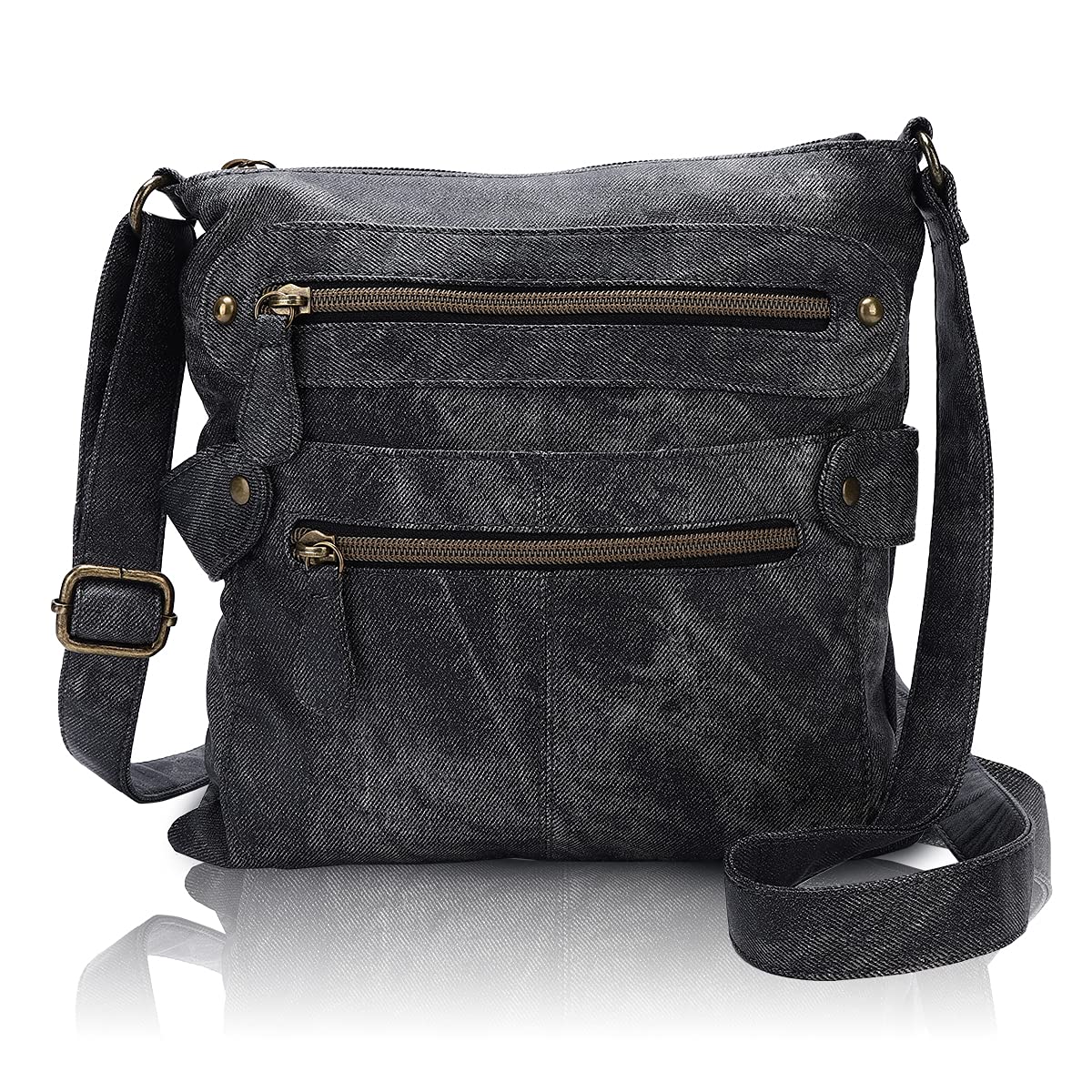 Angel Barcelo Women's Ultra Soft Leather Crossbody Bag - Stylish Crossover Purse & Shoulder Handbag for Girls | Perfect for Work, Travel & Everyday Use