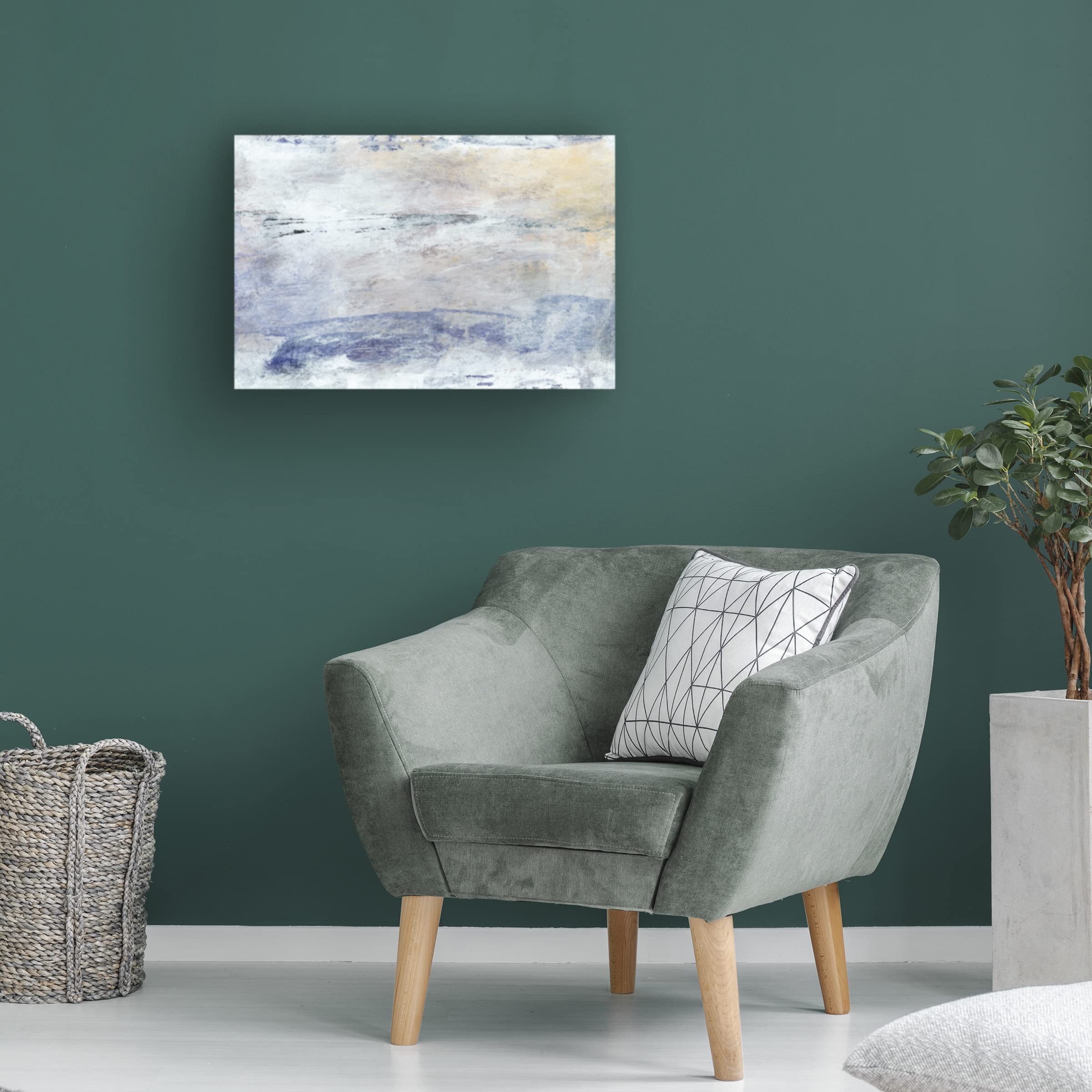 Sharon Gordon 'Hushed VI' Canvas Wall Art Print - Modern Abstract Painting for Living Room, Bedroom & Office Decor