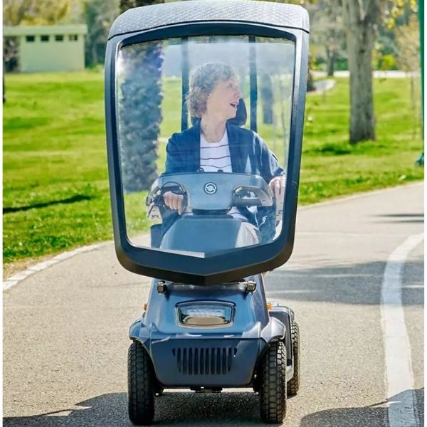 AFIKIM Afiscooter C4 4-Wheel Mobility Scooter for Adults - Heavy Duty Electric Scooter for Outdoor & Indoor Use - Ideal for Shopping, Travel & Daily Commuting