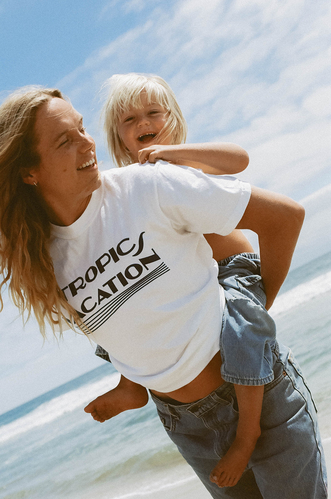 Seaesta Surf x Leah Bradley Vacation Tee - Stylish Adult Graphic T-Shirt for Beach, Surfing & Summer Outfits