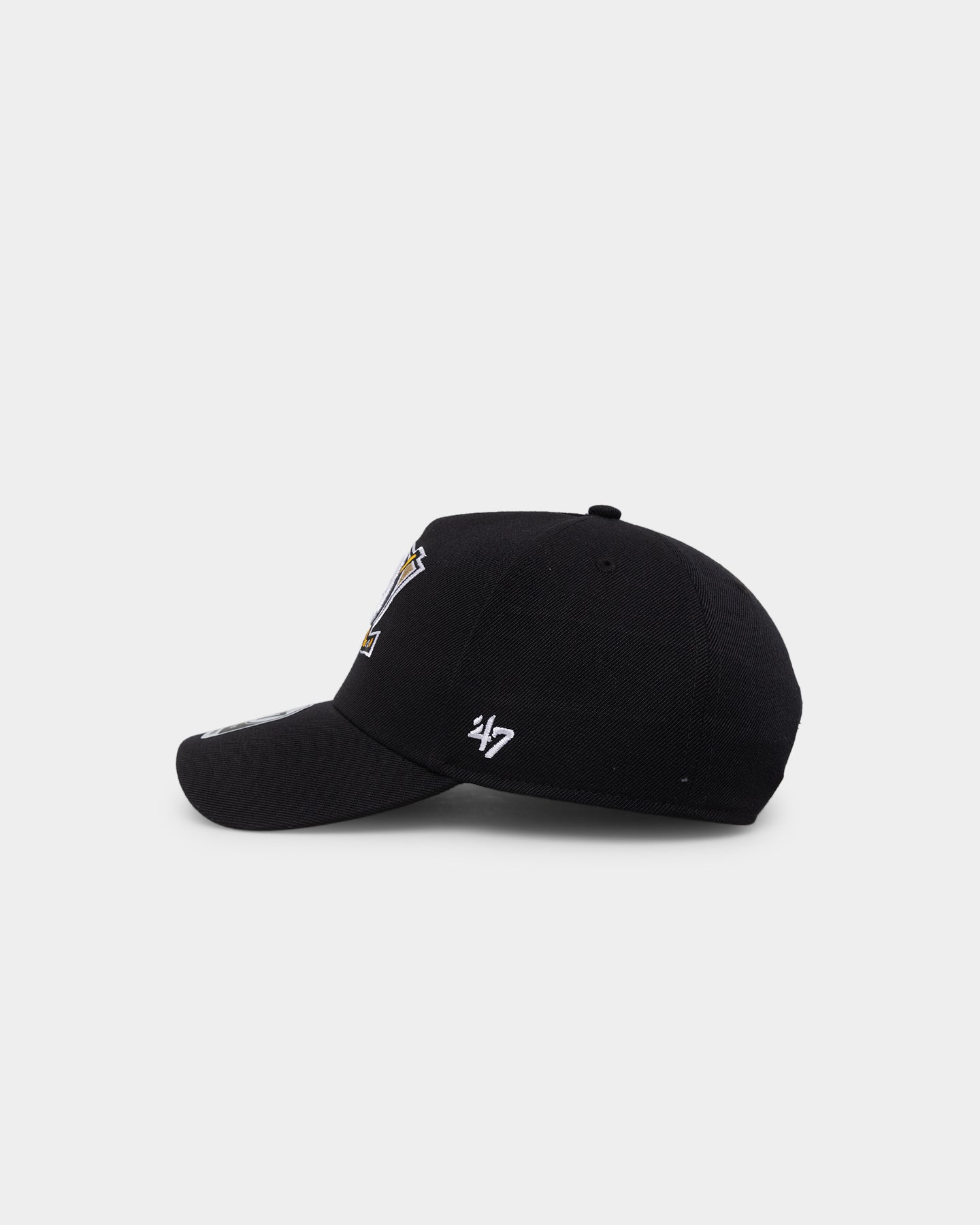 47 Brand Anaheim Ducks Replica MVP DT Snapback Hat - Black/Orange Official NHL Hockey Cap for Men & Women - Perfect for Games, Tailgating & Fan Collections