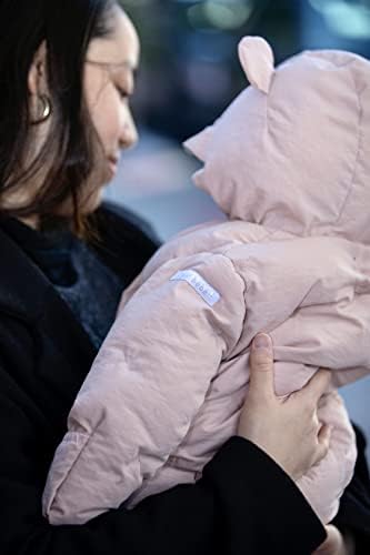 7AM Enfant Winter Baby Snowsuit - Waterproof Insulated Hooded Snowsuit for Infants & Toddlers, 2-Way Zipper for Easy Diaper Changes | Warm Bunting for Stroller & Outdoor Play | Perfect for Snowy Days & Winter Adventures