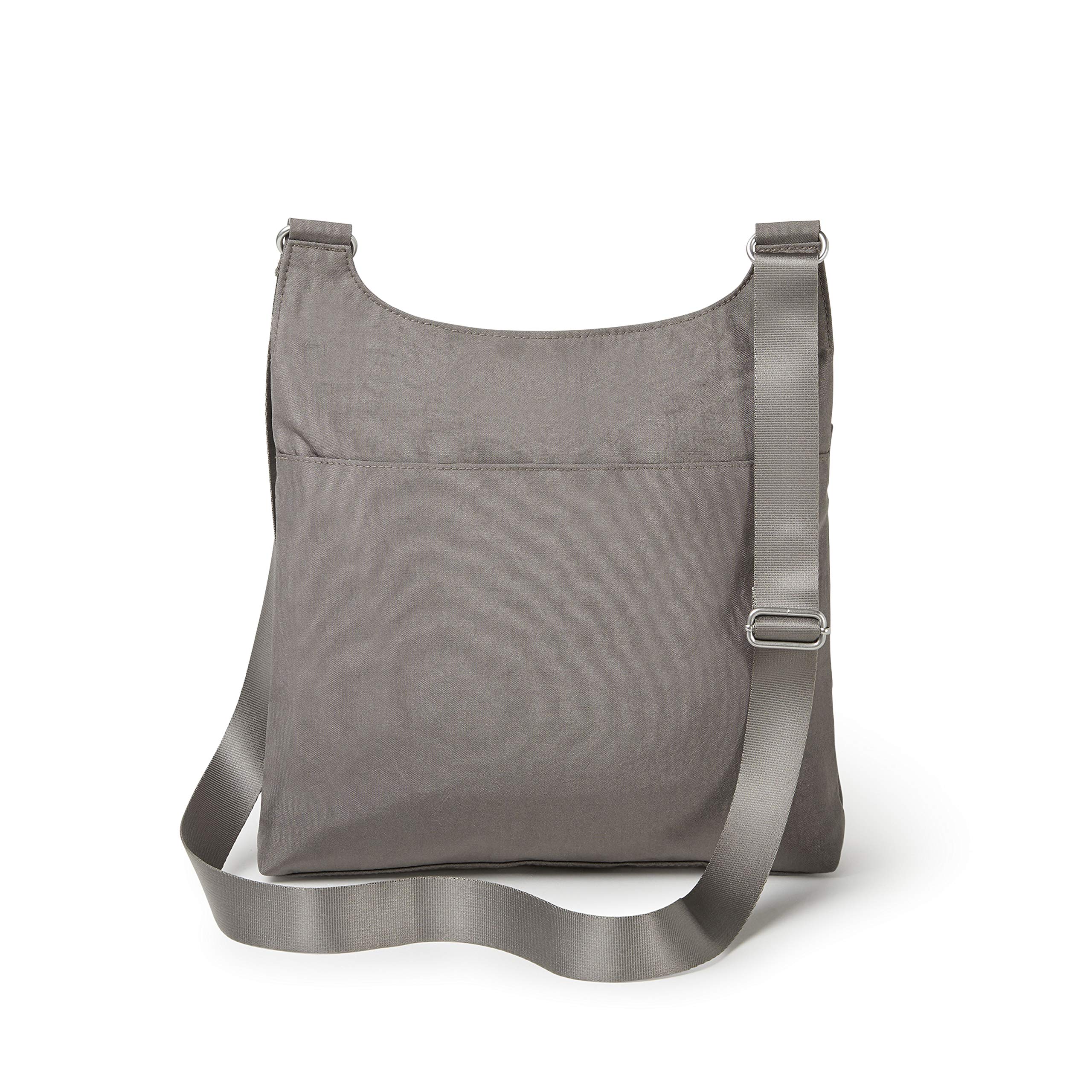 Baggallini On Track RFID Blocking Crossbody Bag with Phone Wristlet - Secure Travel Purse for Women, Everyday Use & Commuting