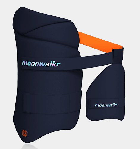 Moonwalkr 2.0 Cricket Thigh Guards for Adults - Premium Leg Protection for Cricket Players - Perfect for Practice, Matches & Training Sessions