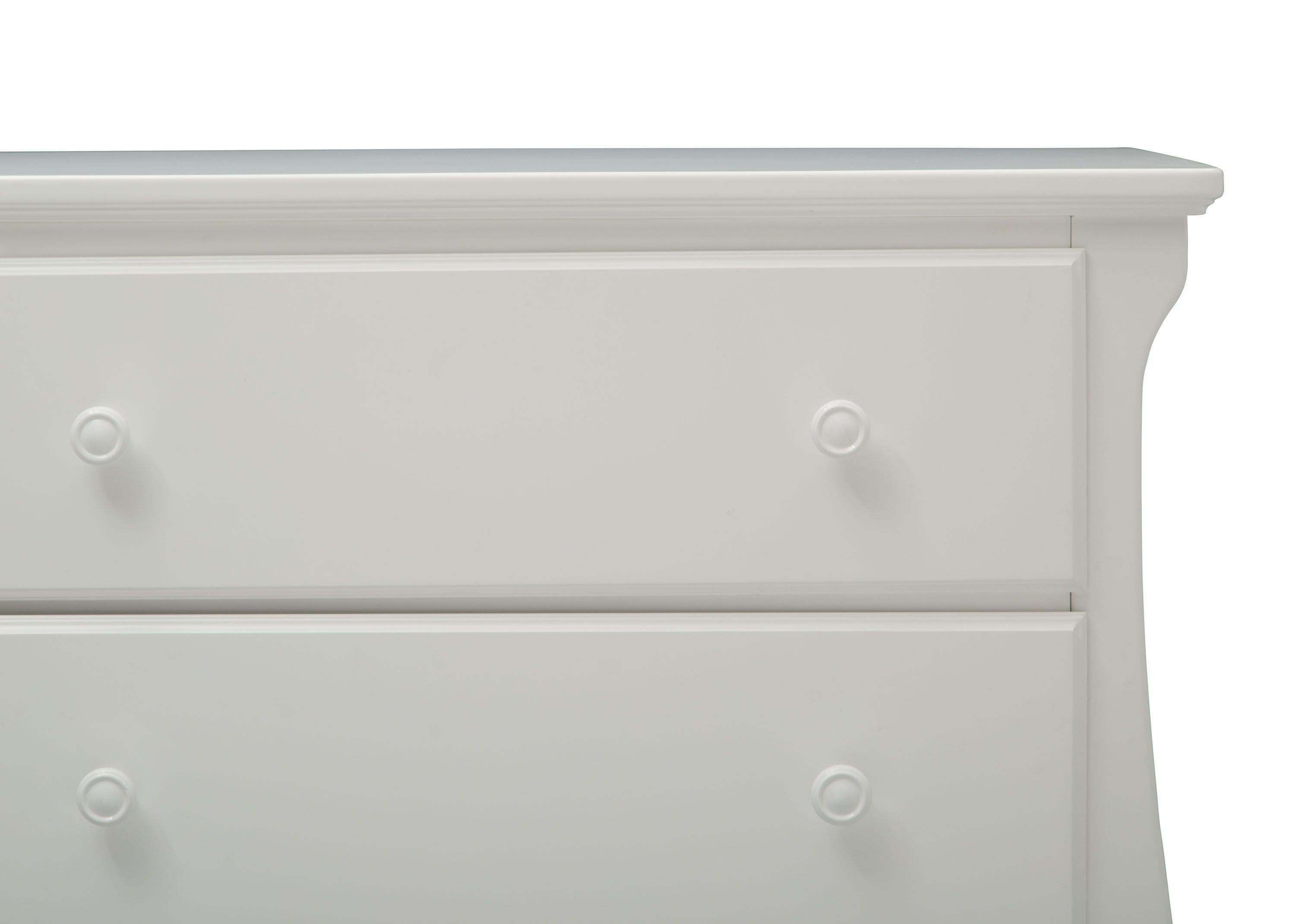 Lancaster 3 Drawer Dresser with Changing Table Top & Secure Interlocking Drawers - Perfect Nursery Storage Solution for Baby Clothes, Diapers & Essentials