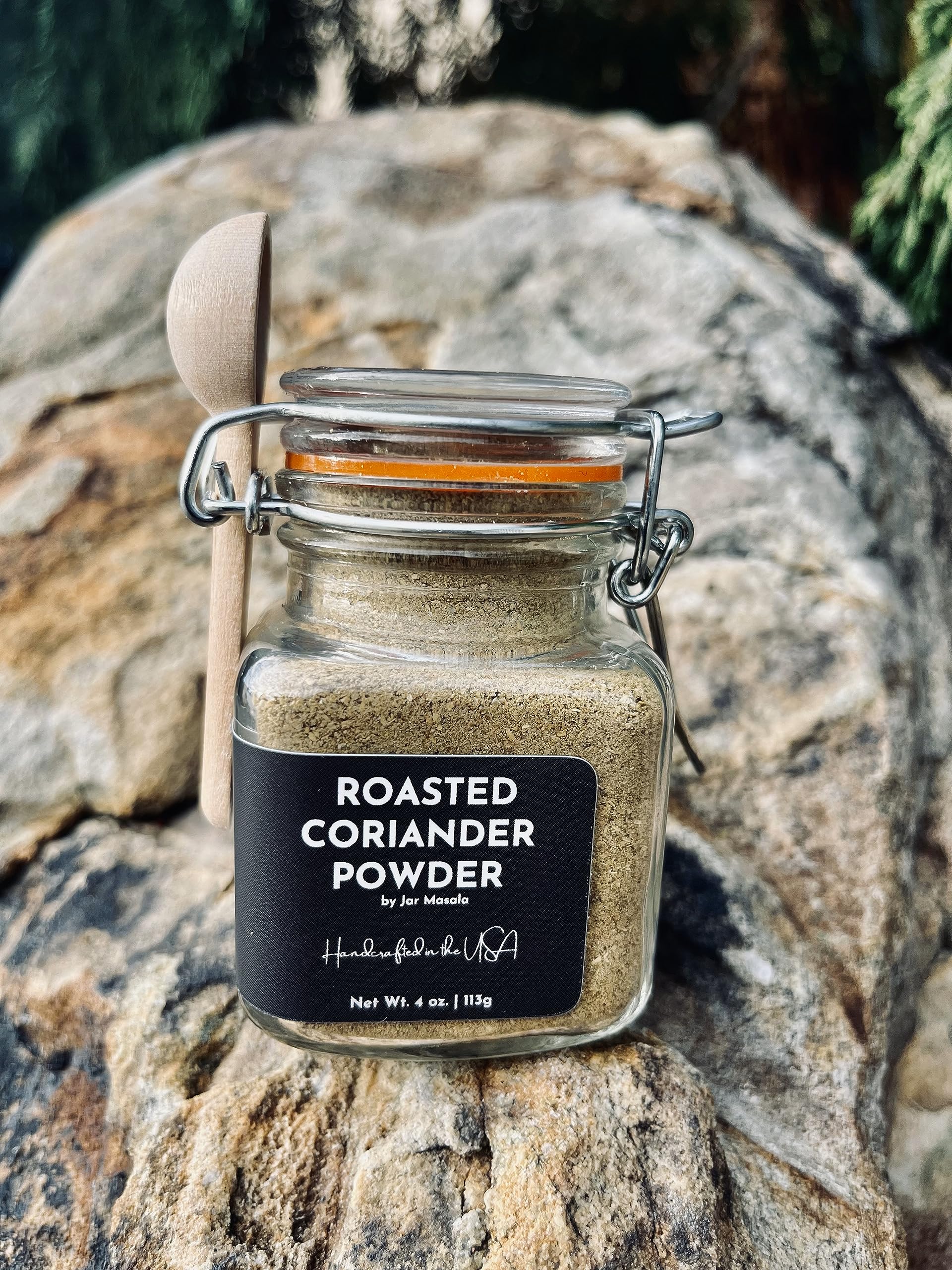 Premium Roasted Coriander Powder - 4 oz | Authentic Handcrafted Spice for Cooking, Baking & Seasoning | Perfect for Curries, Soups, Marinades & Homemade Dishes