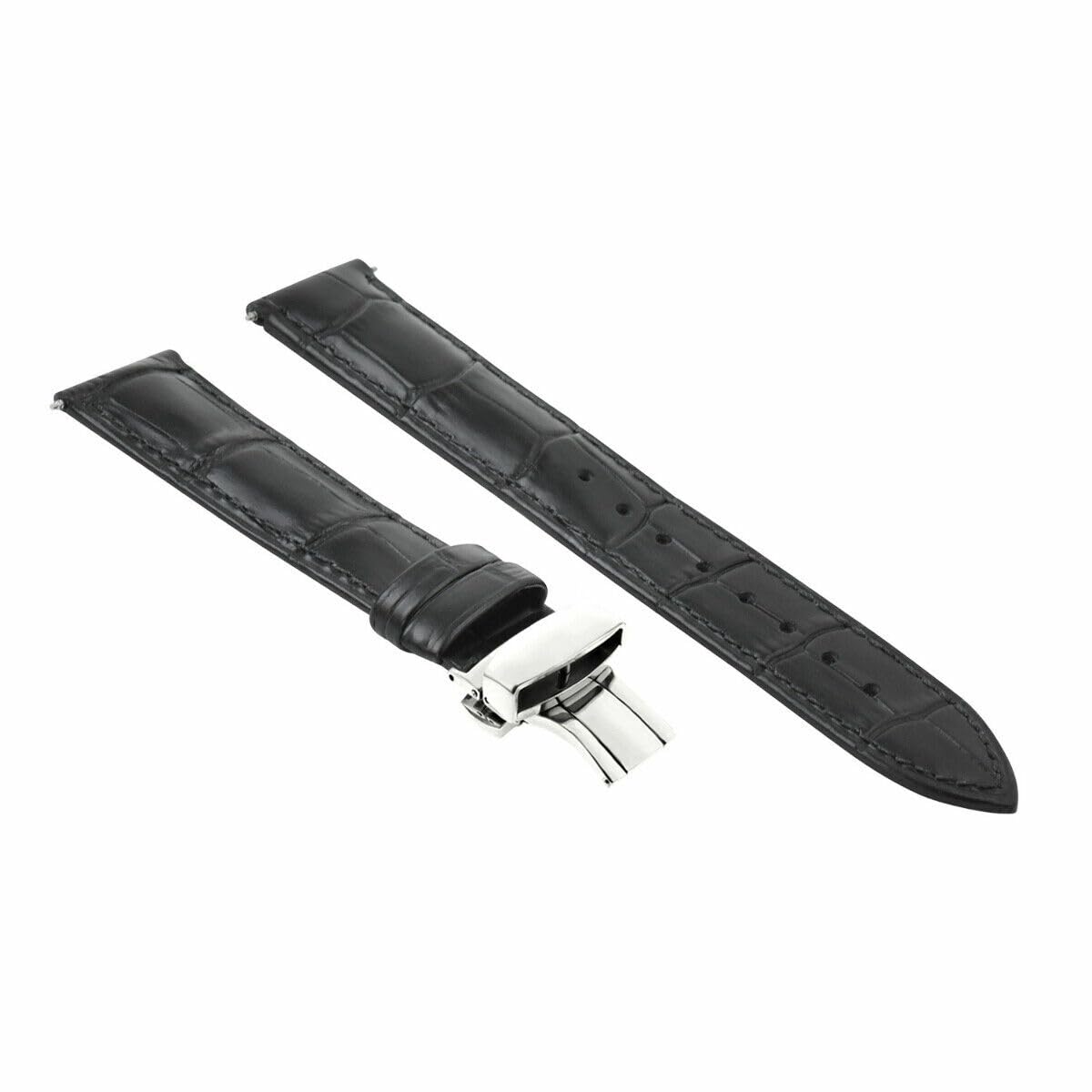 24mm Rubber Watch Band Strap for Sony SmartWatch 2 - Durable Brushed Stainless Steel Buckle Replacement Band - Perfect for Fitness, Swimming & Everyday Wear