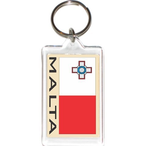 FNG Clear Acrylic Keychain Holders with Flag Design - Durable Unisex Key Rings for Men & Women - Perfect for Home, Office, Travel and Gift Giving