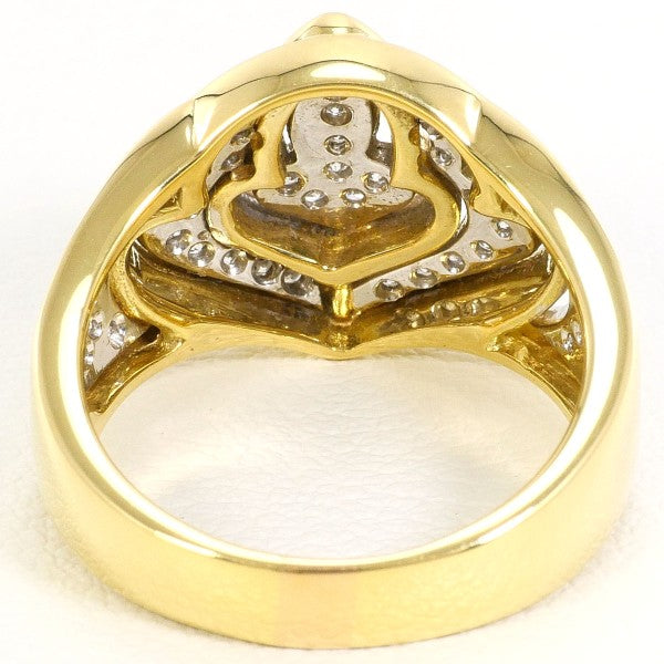 18K Yellow Gold Diamond Ring for Women - Elegant Solitaire Engagement & Wedding Band - Perfect for Proposals, Anniversaries, and Special Occasions