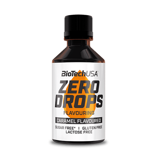 BioTech USA Zero Drops 50ml - Sugar-Free Flavor Enhancer for Coffee, Tea & Baking | Zero Calorie Sweetener Drops for Keto & Diabetic Diet | Perfect for Home, Office & Gym Use
