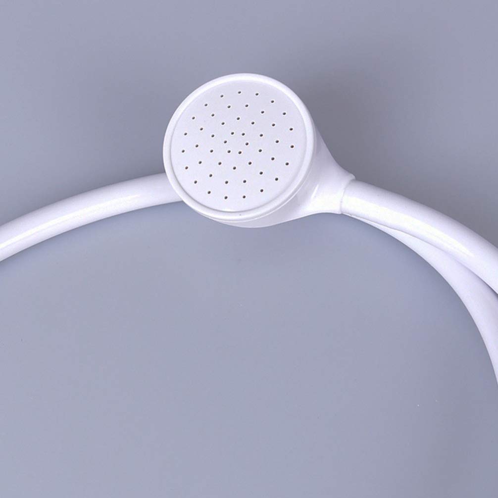 Portable Pet Bath Sprayer - Adjustable Dog & Cat Shampoo Hose with Massage Shower Head for Bathing, Washing, and Grooming Pets - Perfect for Home, Outdoor, and Travel Use (White)