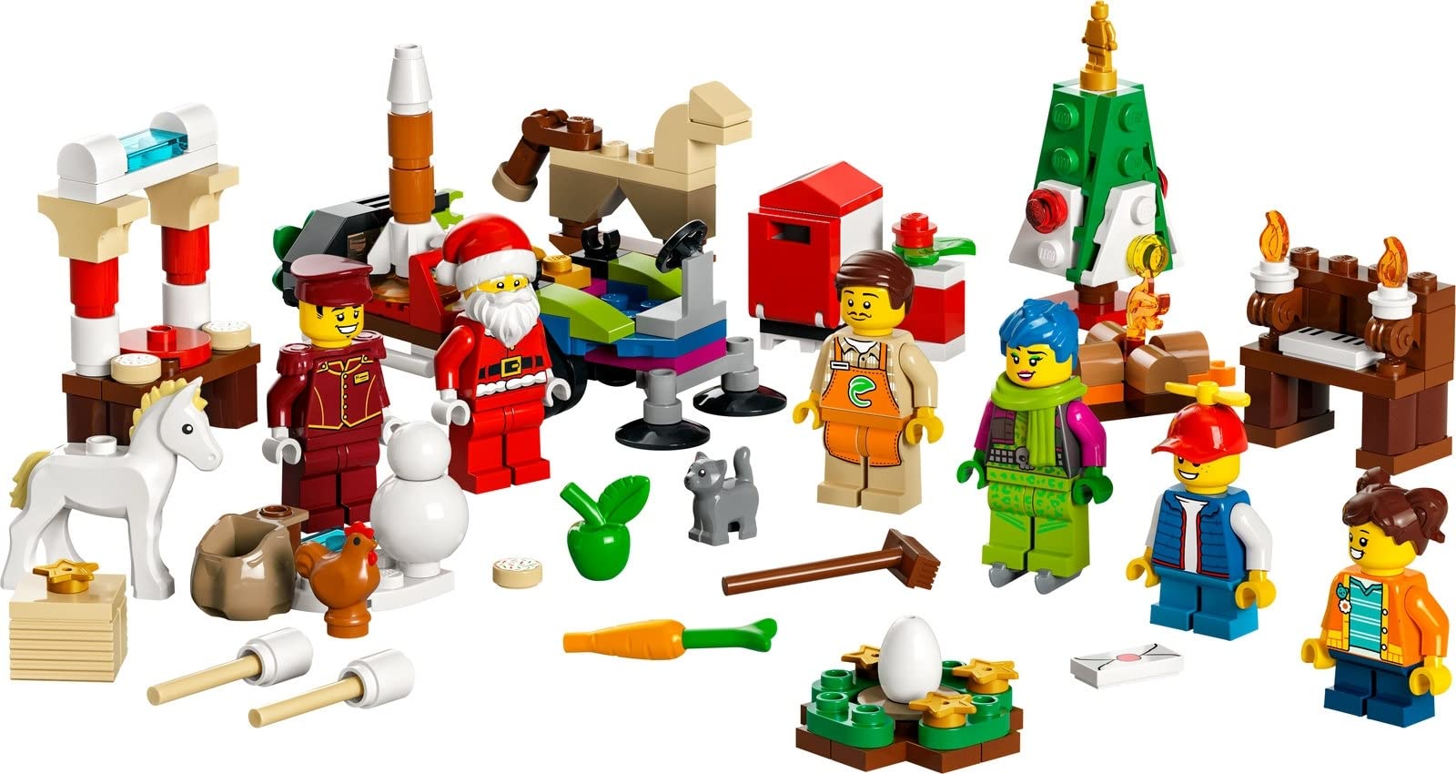 LEGO City Advent Calendar 60352 & Friends Advent Calendar 41706 - Holiday Countdown Building Sets for Kids, Christmas Gift Idea & Festive Decor