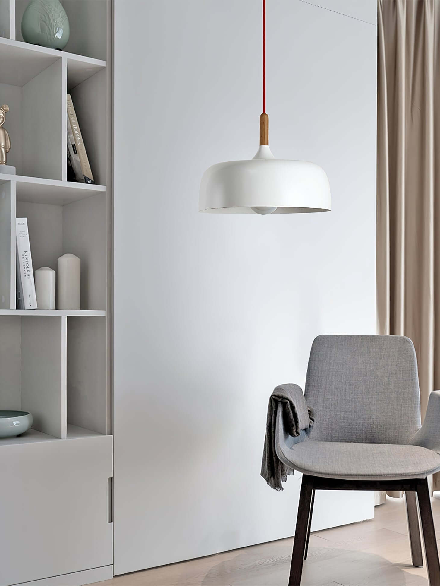 Stylish Acorn Pendant Light Fixture - Modern Hanging Ceiling Lamp for Kitchen Island, Dining Room & Bedroom Decor