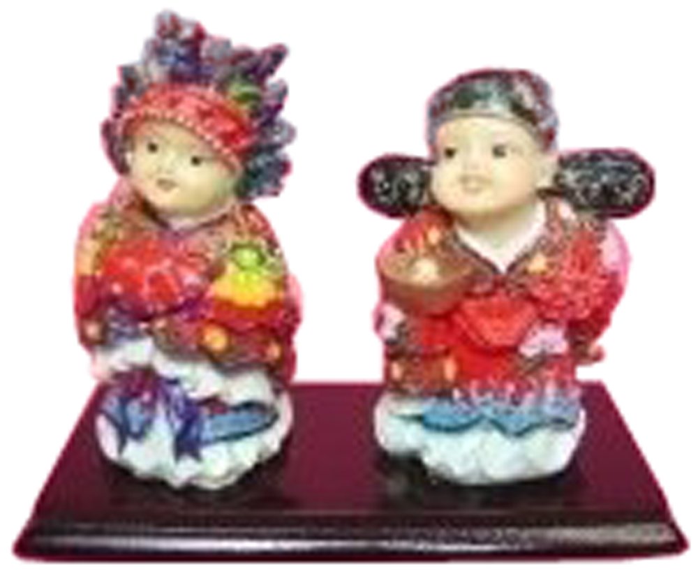 Lucky Feng Shui Bride and Groom Figurines for Wedding Decor - Perfect for Home Blessings, Marriage Gifts & Chinese New Year Celebrations