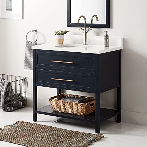 Midnight Navy Blue / Feathered White