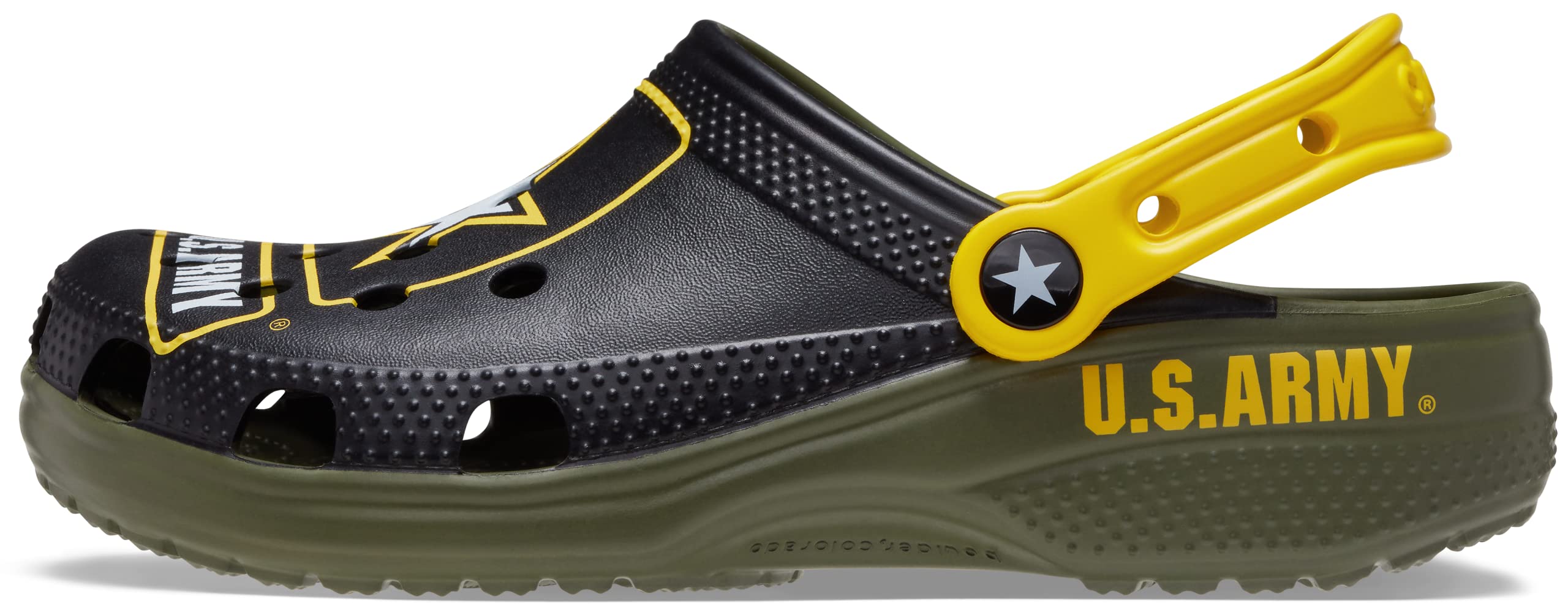 Crocs Unisex-Adult Classic United States Military Clogs - Comfortable & Durable Slip-On Shoes for Men & Women - Perfect for Military, Healthcare, Gardening & Casual Wear