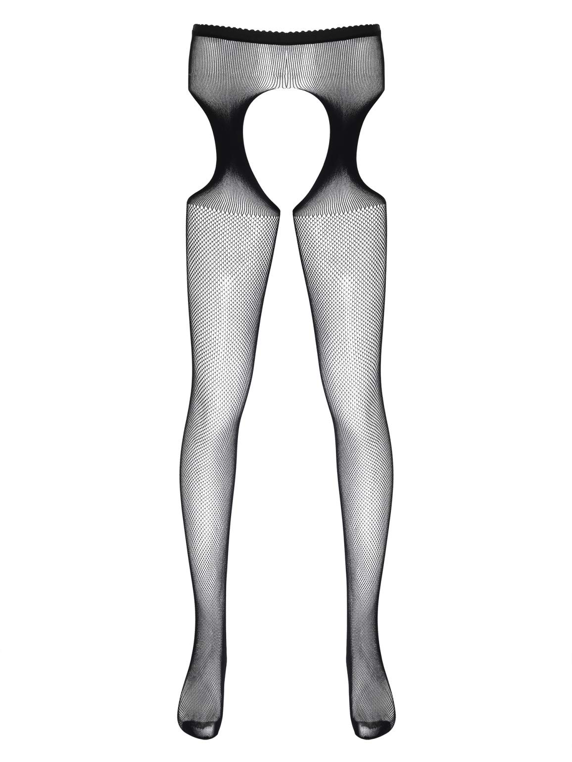 **Sexy Fishnet Tights for Men - Thigh High Stockings with Suspenders & Garter Belt - Perfect for Crossdressing, Cosplay & Sensual Wear**