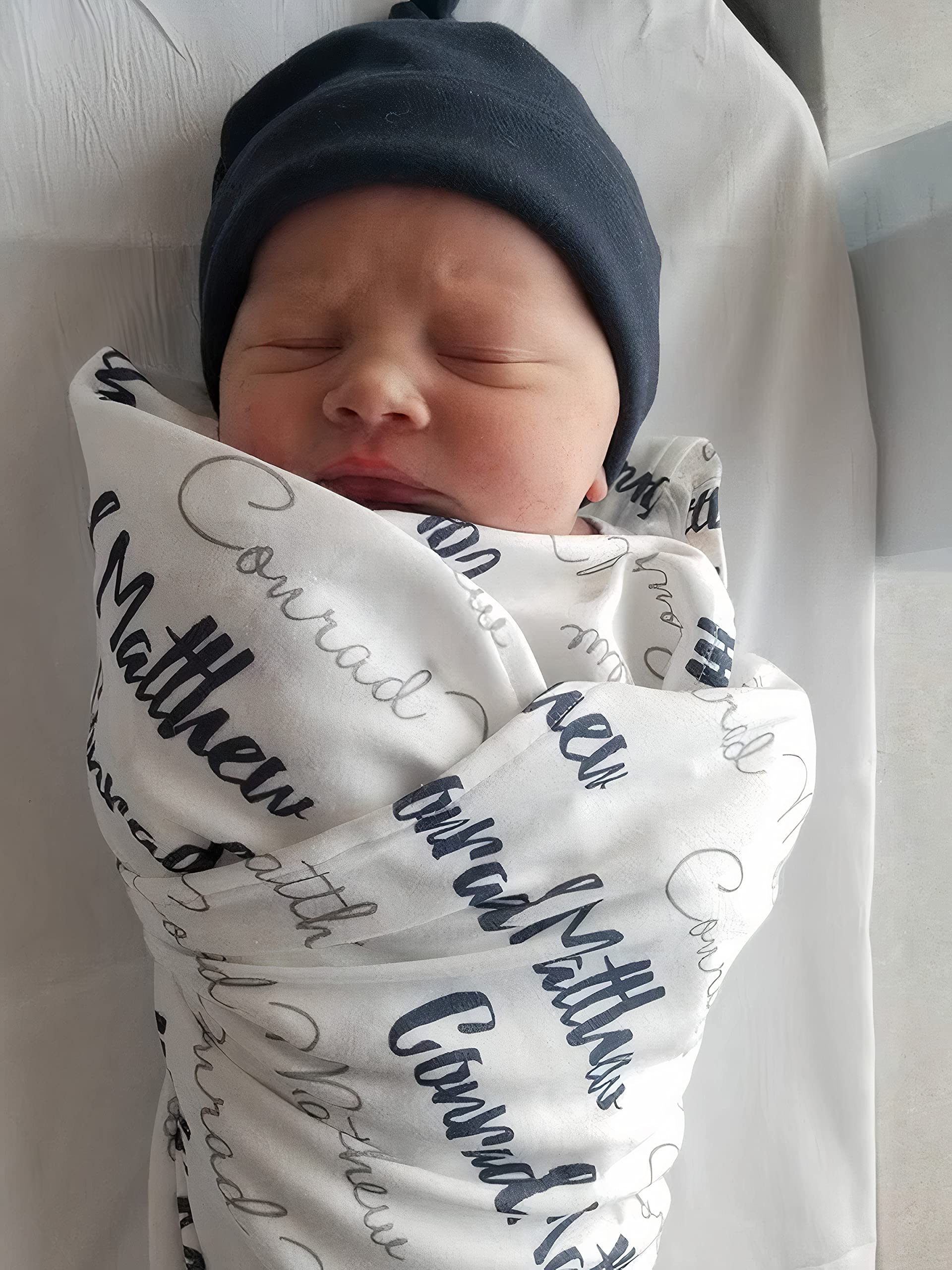 Custom Personalized Baby Blanket with Name - Best Friend Quotes for Girls & Newborns | Unique Gift for Infants, Toddlers & New Parents | Nursery, Christening & Birthday Present - DYM_Matthew_ConradKids