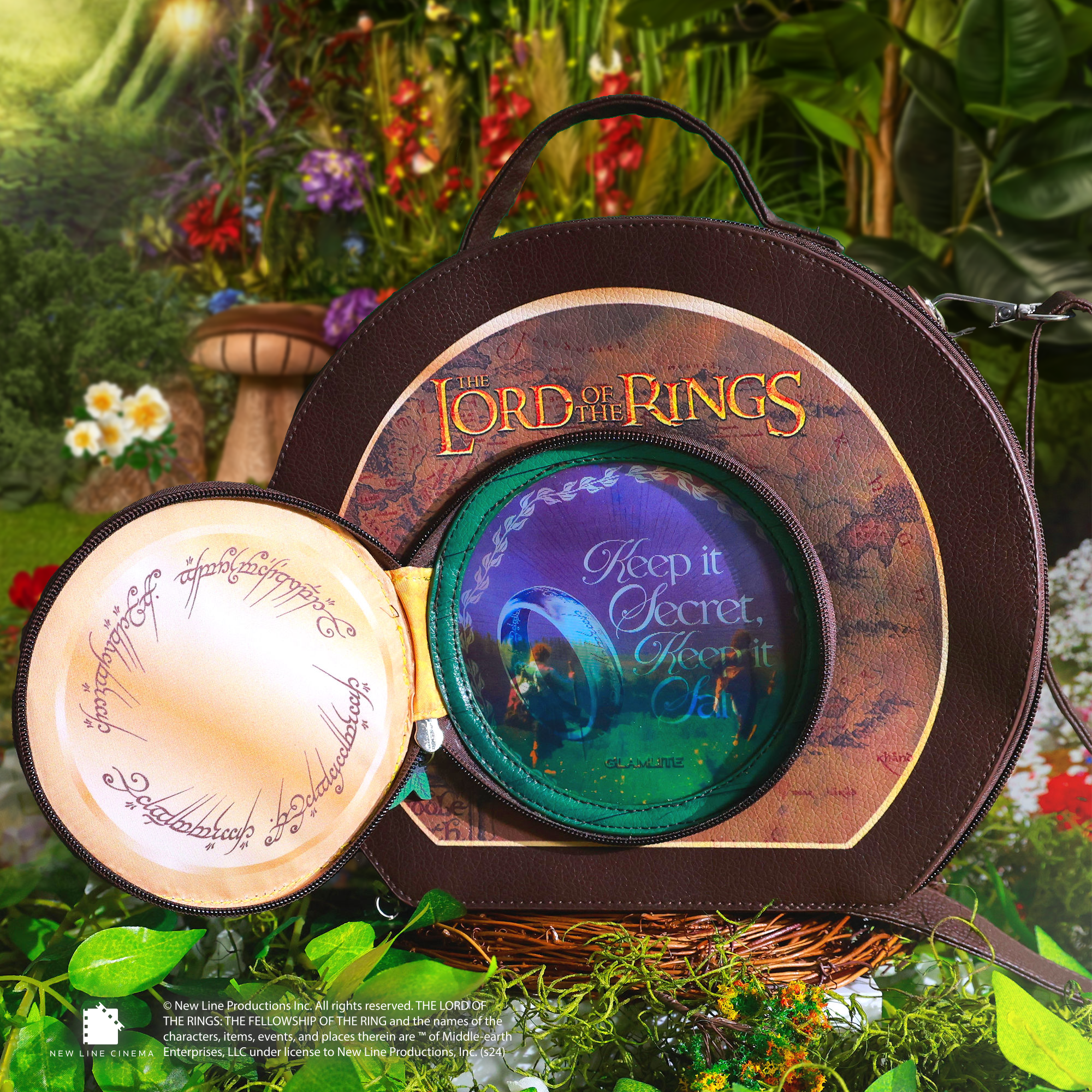 The Lord of the Rings x Glamlite Full Makeup Collection - Eyeshadow Palette, Lipstick & More (No PR Box) | Perfect for Fantasy Cosplay & Themed Parties