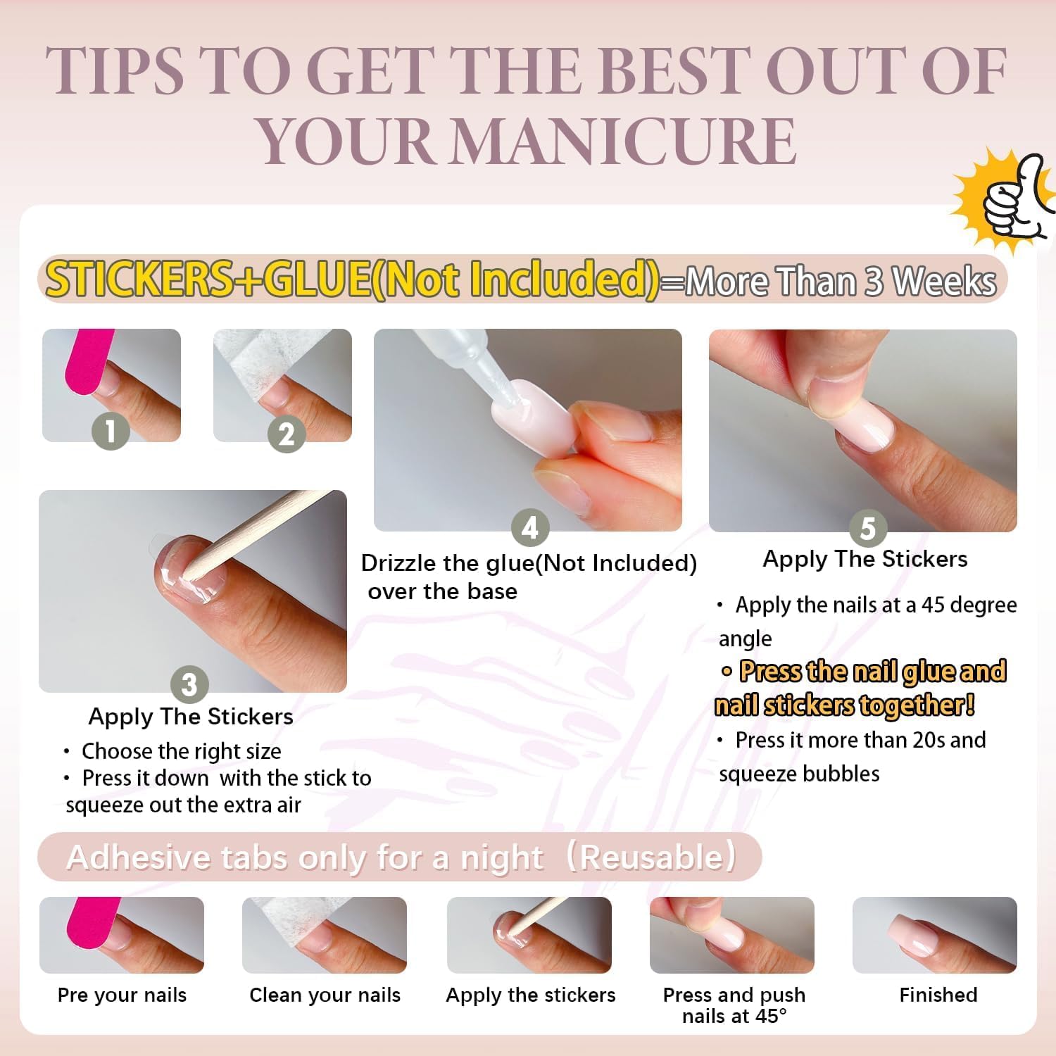 KXAMELIE 24PCS Pastel Pink Short Oval Press on Nails - Acrylic Fake Nails with Glue for Women, Soft Gel Strong Stick on Nails for Daily Wear & Special Occasions