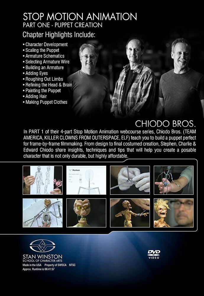 Stan Winston Studio Stop Motion Animation DVD - Master the Art of Stop Motion Filmmaking | Perfect for Animation Students & Film Enthusiasts