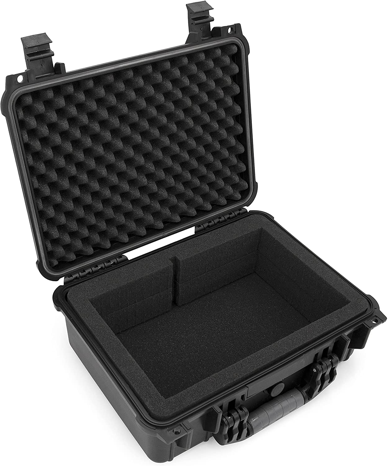 CASEMATIX 16-Inch Waterproof Comic Book Storage Box – Holds 8 CGC Graded Comics or 30 Sleeved Top Loaders – Durable Protection for Collectors, Conventions & Home Display
