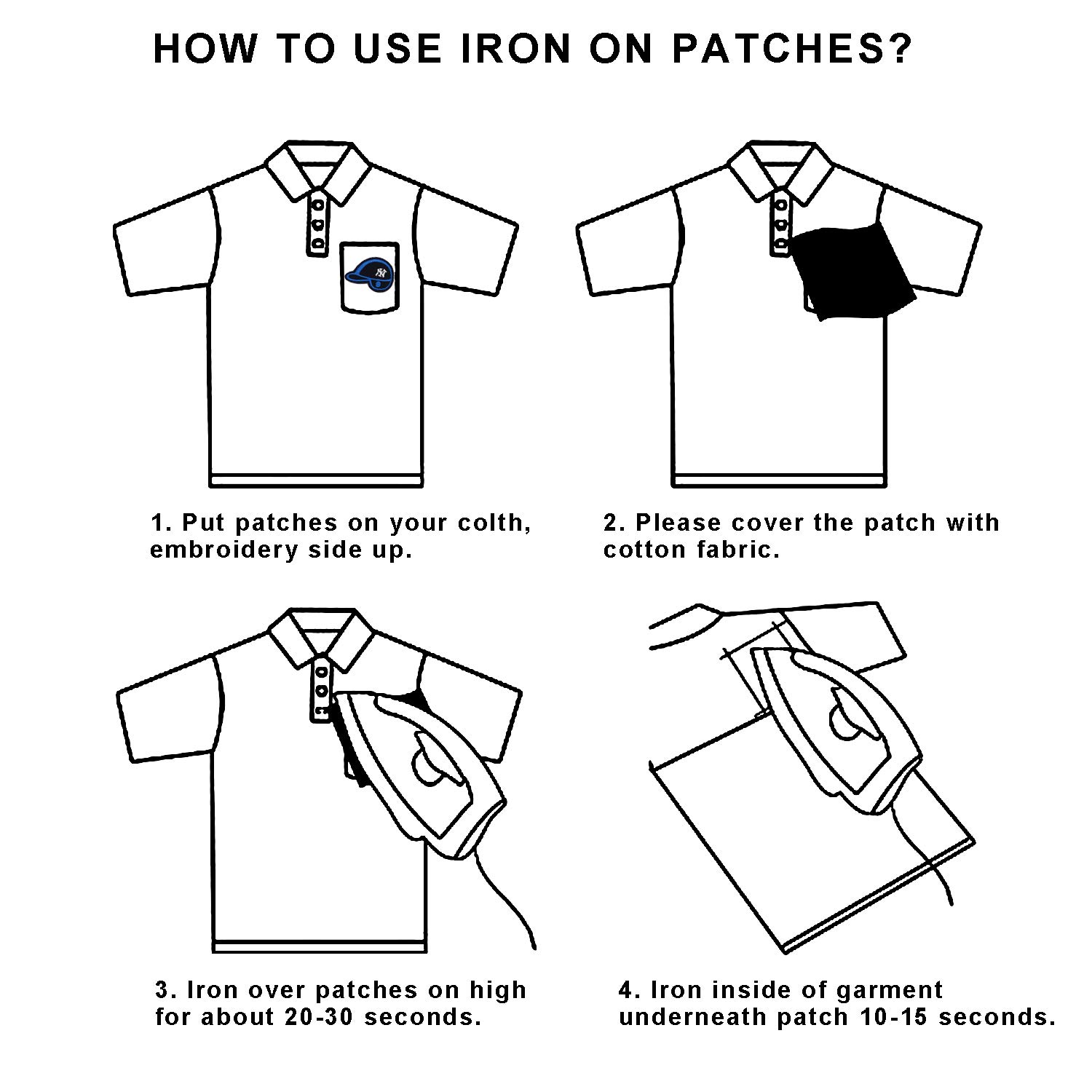 16pcs Embroidered Iron-On Patches for DIY Clothing & Accessories - Sports Theme Appliques for Jeans, Jackets, Bags, Caps & Kids' Outfits - Perfect for Customizing, Crafts & Sewing Projects (Sports Collection)