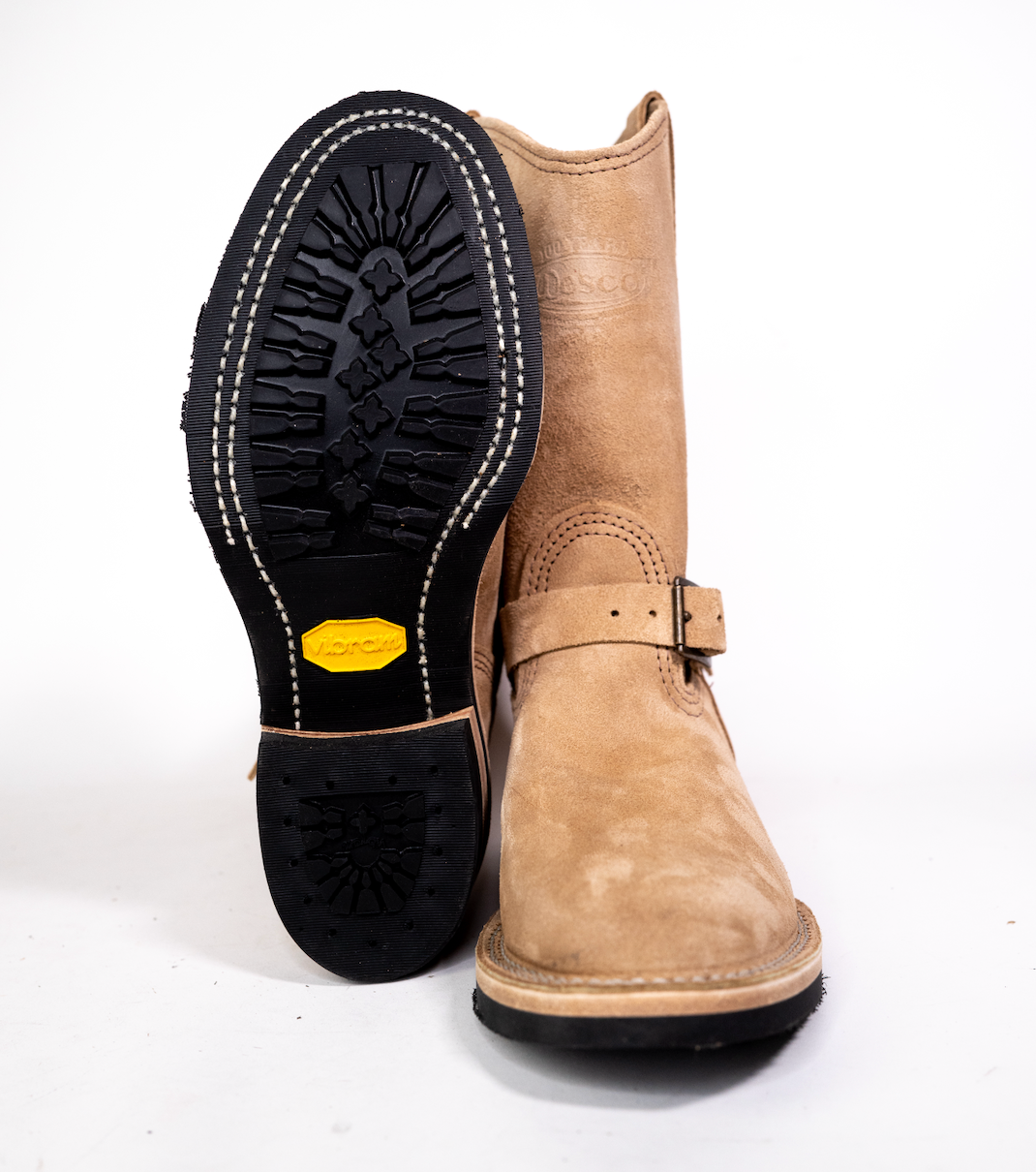 Wesco Boots X The Shop Honey Badger Morrison Work Boots - Durable Leather Steel Toe Boots for Construction, Hiking & Outdoor Work