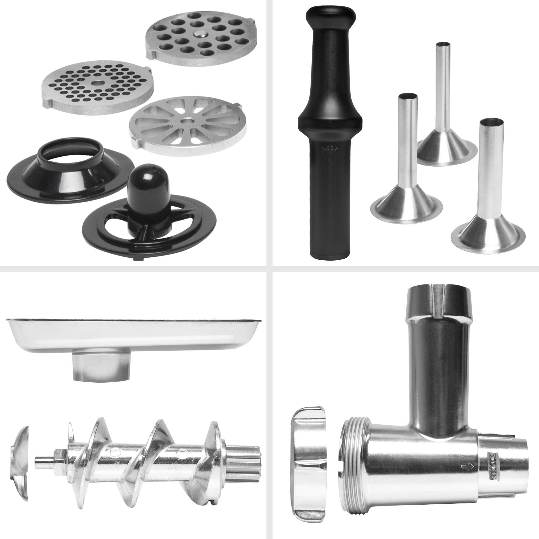 Duronic MG301 Electric Meat Grinder - Heavy Duty Stainless Steel Mincer Machine for Beef, Pork, Fish & Vegetables | Perfect for Homemade Sausages, Kebabs, Kibbeh & Food Prep | Ideal for Home Kitchens & Butcher Shops