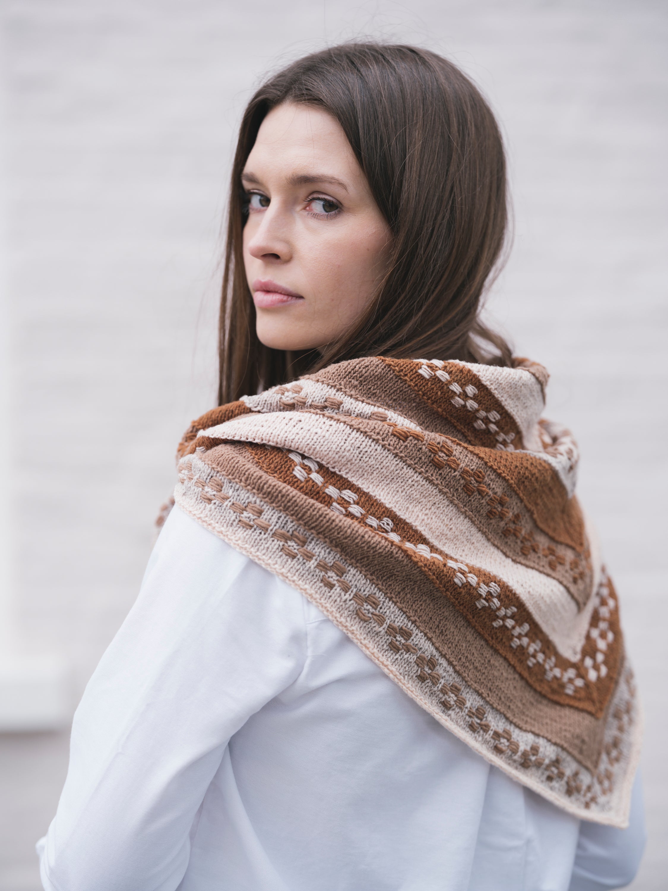 AVFKW x Florence Spurling Elodie Shawl Bundle - Soft & Stylish Knit Wrap for Women - Perfect for Fall, Winter & Special Occasions
