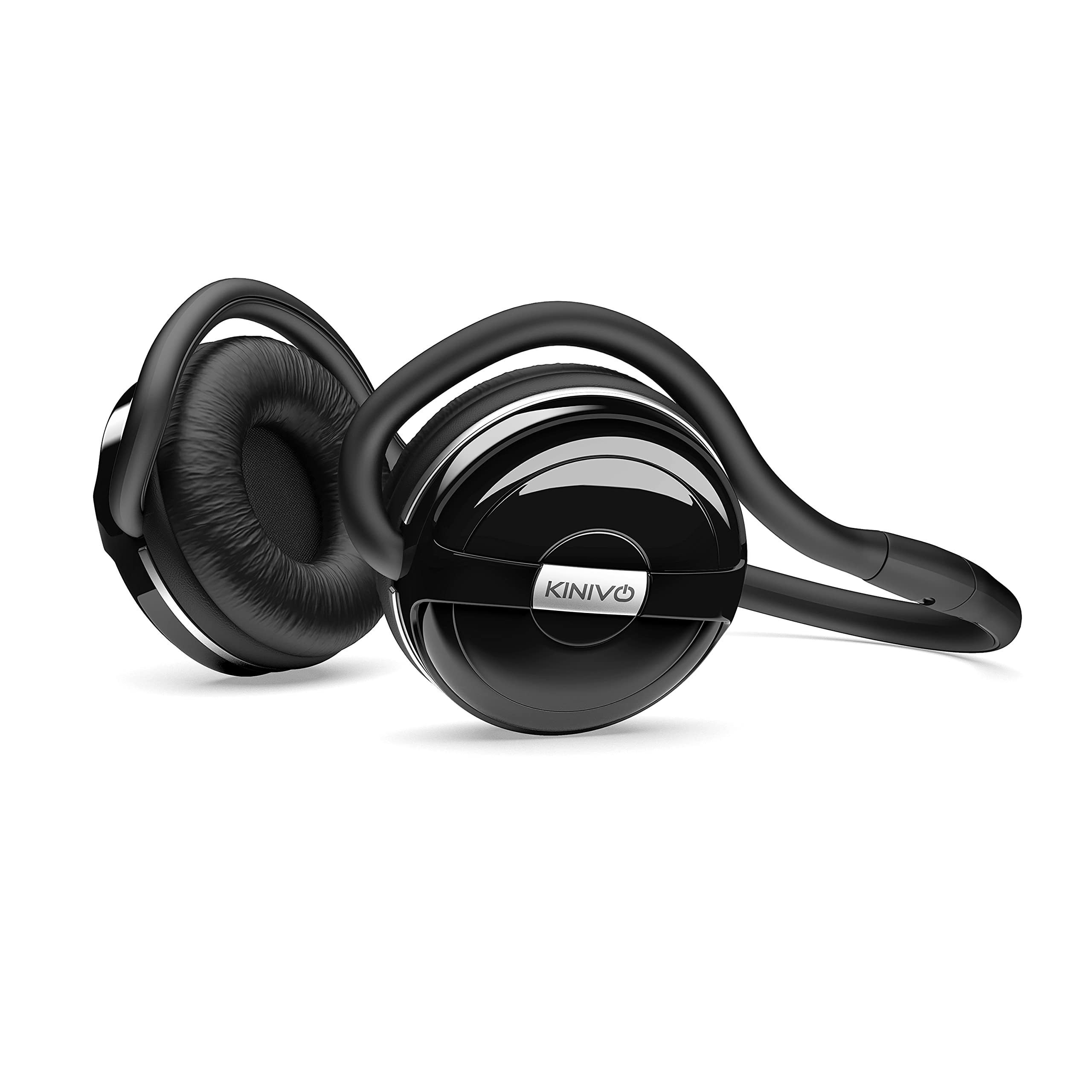 Kinivo BTH240 PRO Wireless Bluetooth Headphones - Over-Ear HiFi Stereo Sound, 30H Battery Life, Built-in Mic, Foldable Design for Travel, Hands-Free Calls | Perfect for Commuting, Workouts & Office Use