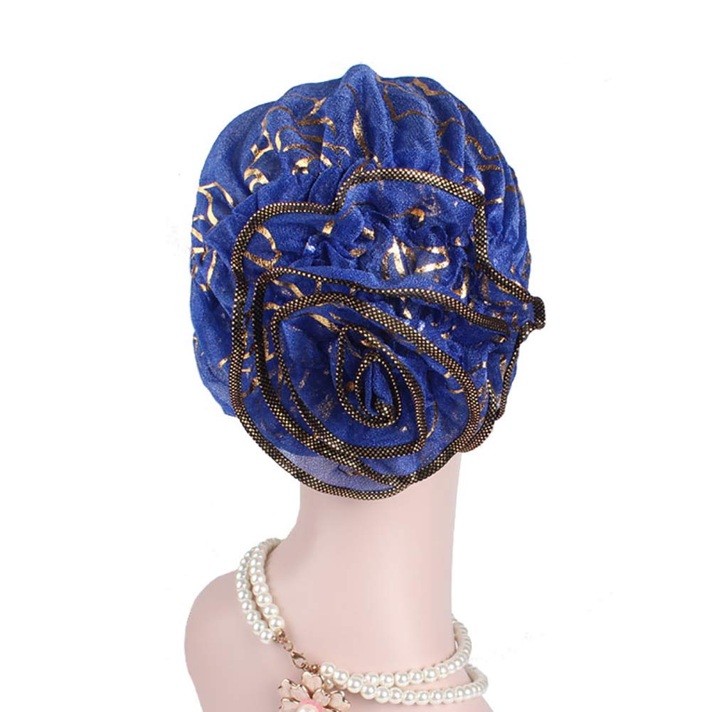 Soft Chemo Headwear Turbans & Head Scarves for Women - Breathable Cancer Hats, Sleeping Caps & Headwraps (Black) - Comfortable Head Cover for Hair Loss, Night Wear & Recovery