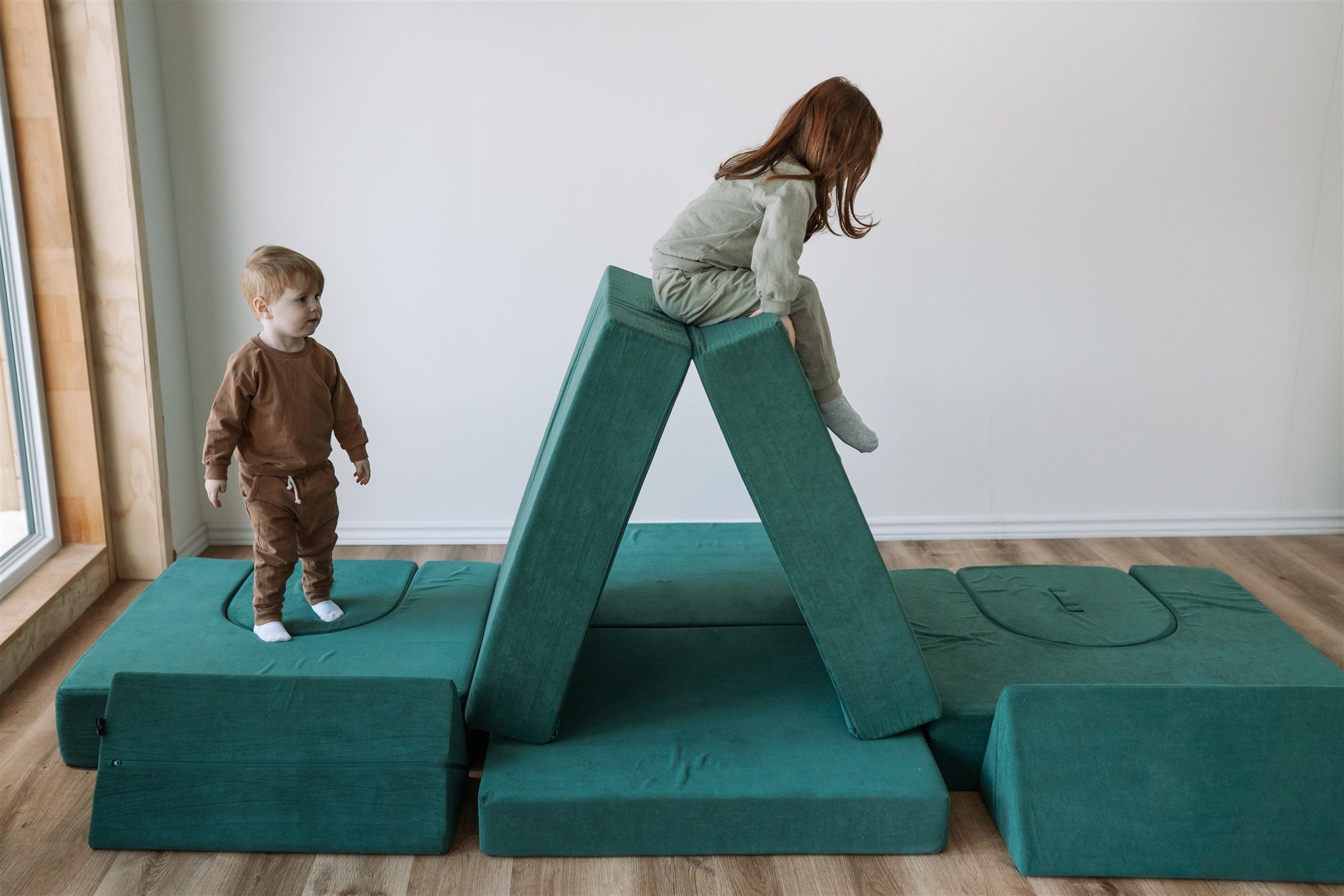 Modular Kids Play Sofa - Soft & Safe Children's Couch for Playroom, Nursery, or Living Room - Perfect for Toddler Playtime, Reading Nook, and Relaxation
