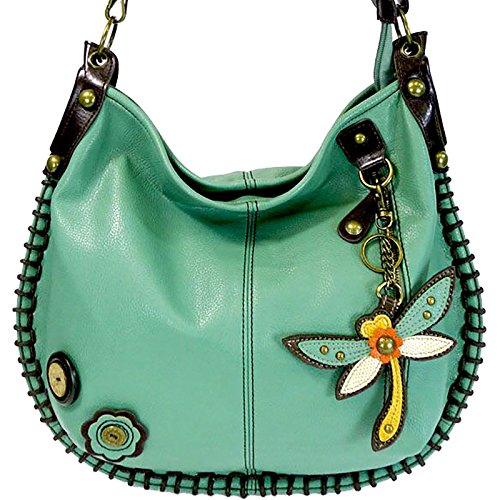 Turquoise Hobo With Dragonfly Charm