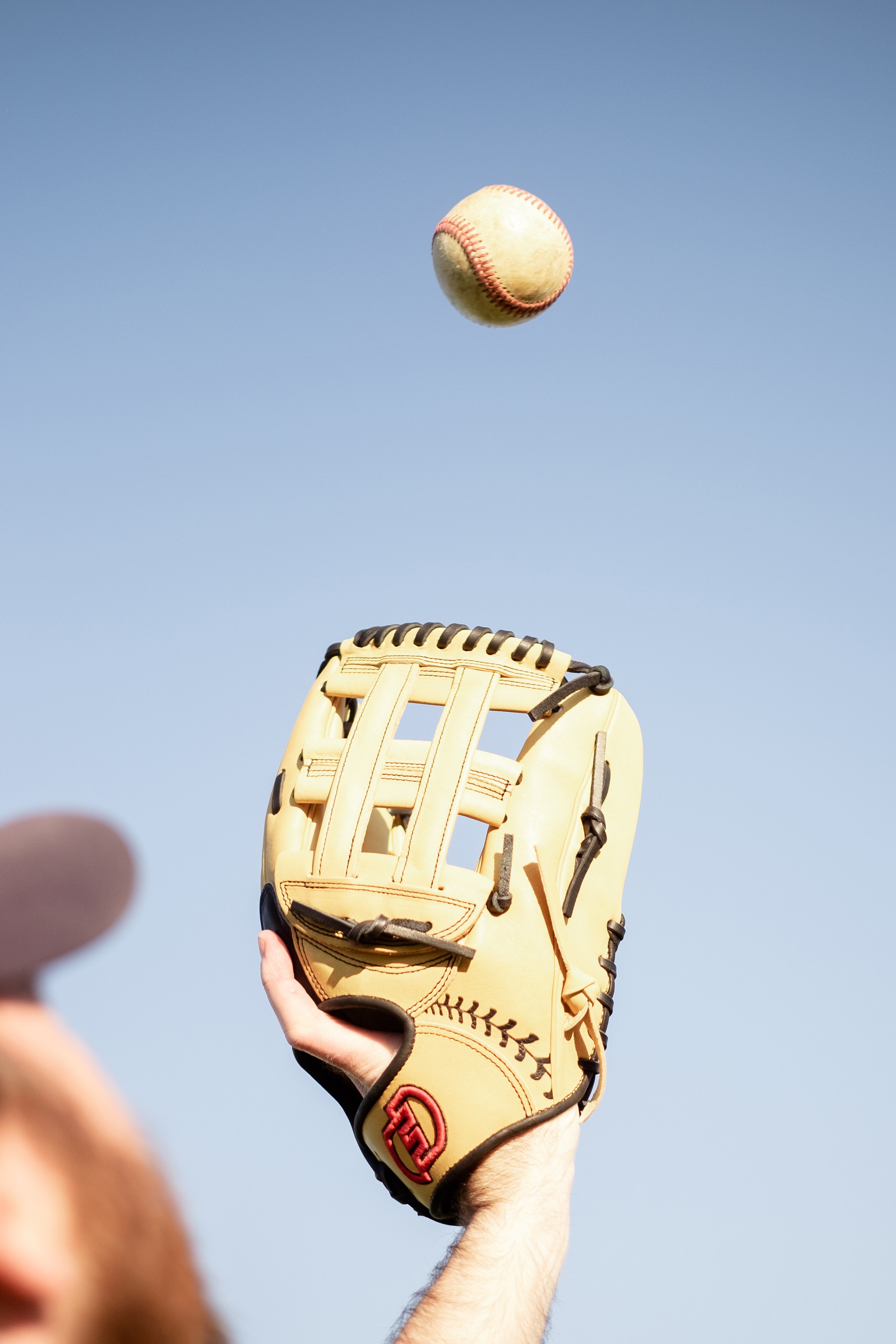 FORCE3 ELITE Series Outfielder's Baseball Glove - Premium Tan Leather for Professional & Youth Players - Perfect for Games, Practice & Training Sessions