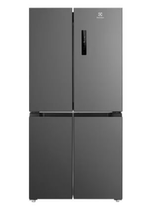 Electrolux EQE4900A B 496L UltimateTaste 700 French Door Refrigerator - Energy Efficient Stainless Steel Smart Fridge for Modern Kitchen & Large Family Use