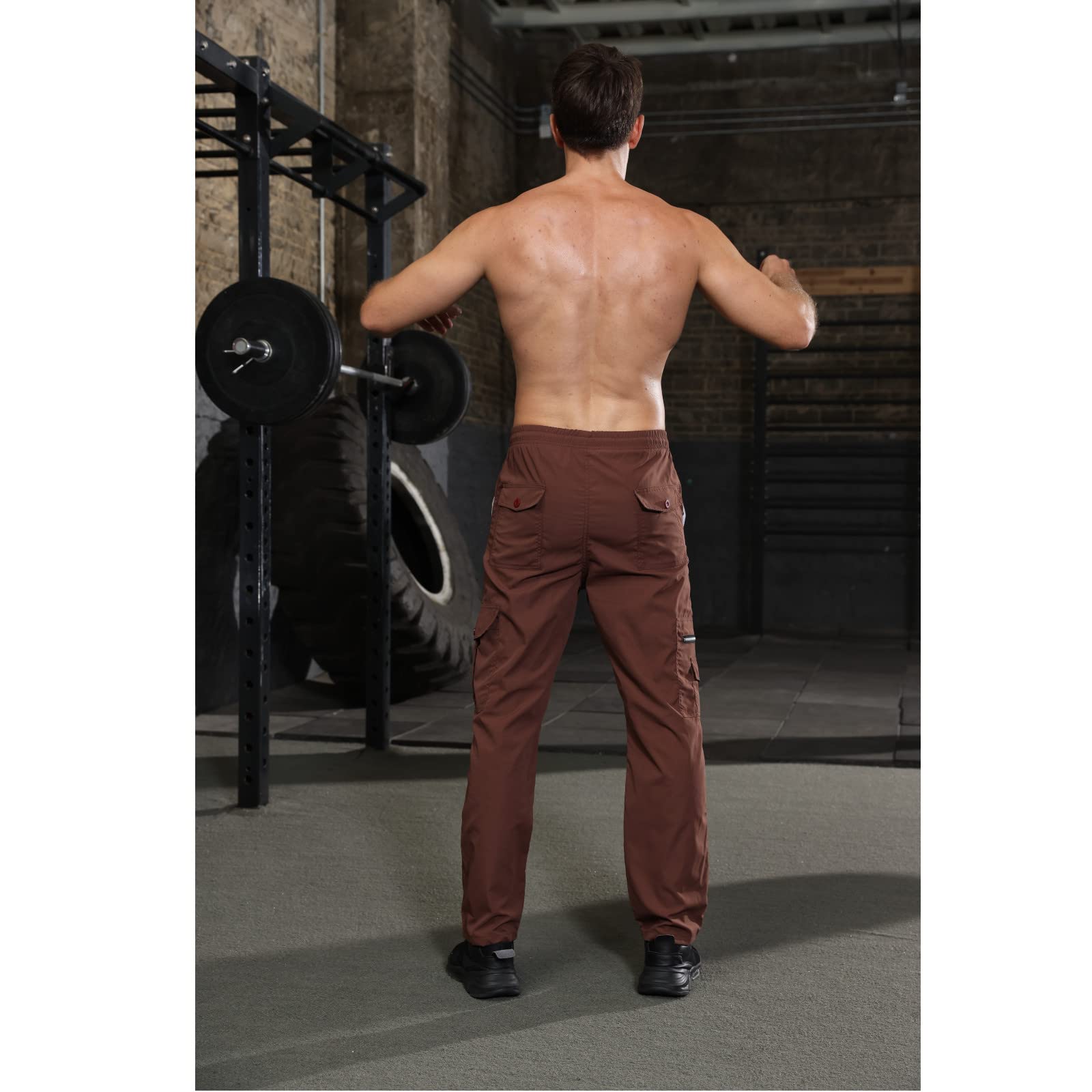 Men's Casual Cargo Pants - Lightweight Tactical Joggers with Multiple Pockets, Athletic Sweatpants for Outdoor & Gym Wear - Perfect for Hiking, Workouts and Everyday Comfort