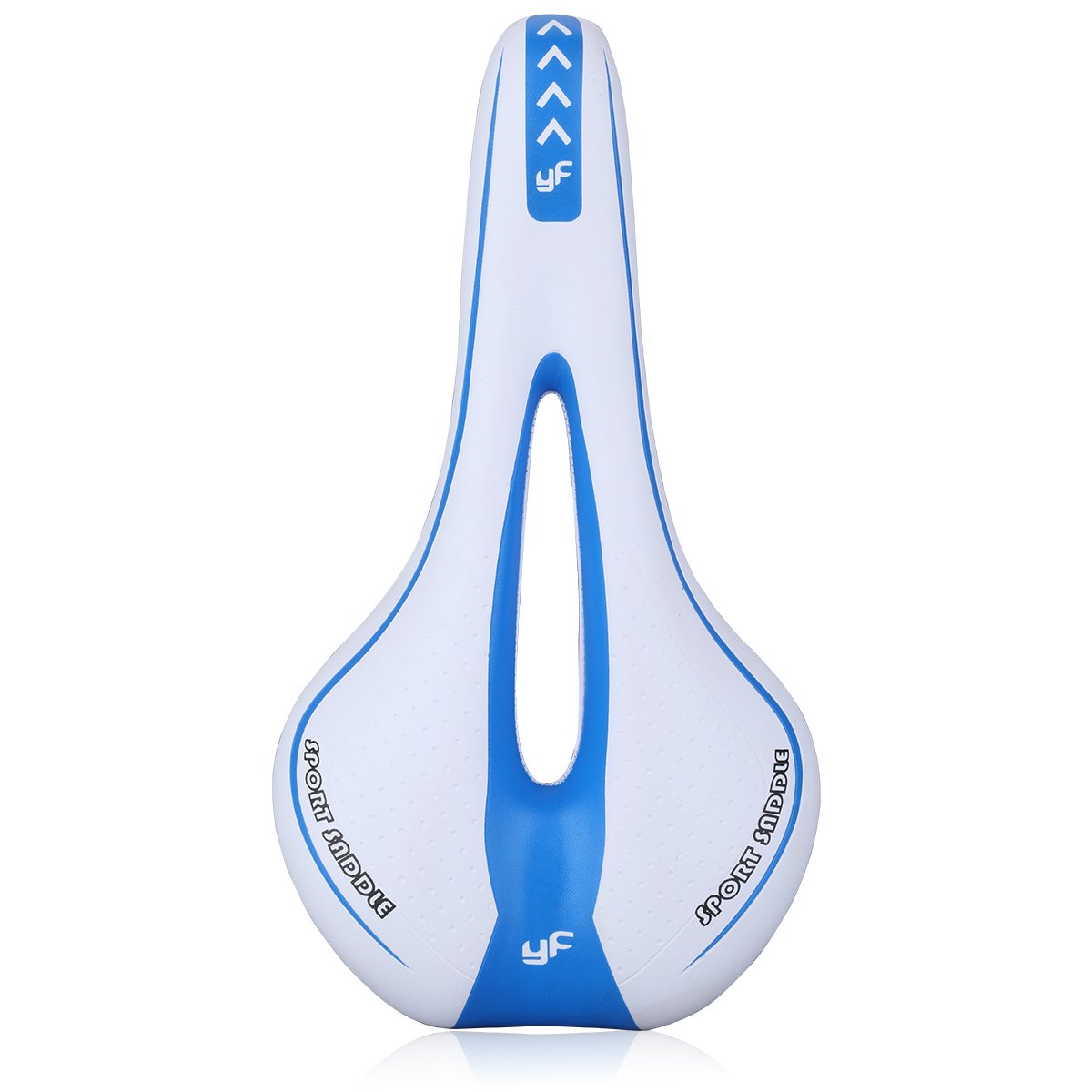 Breathable Comfortable Mountain Bike Saddle with Central Relief Zone - Ergonomic Design for Road & MTB Cycling - Perfect for Long Distance Rides and Commuting