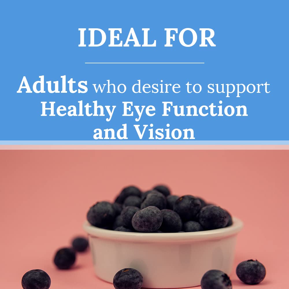 Hi Well Premium Bilberry 36000 + Lutein 60 Vegetarian Capsules (Pack of 3) - Supports Eye Health & Vision Clarity for Gamers, Students & Digital Screen Users