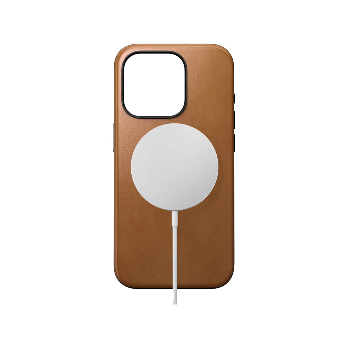 Premium Nomad Genuine Leather Case for iPhone 15 Pro - English Tan | Slim Protective Cover with Premium Craftsmanship | Perfect for Business Professionals & Everyday Use